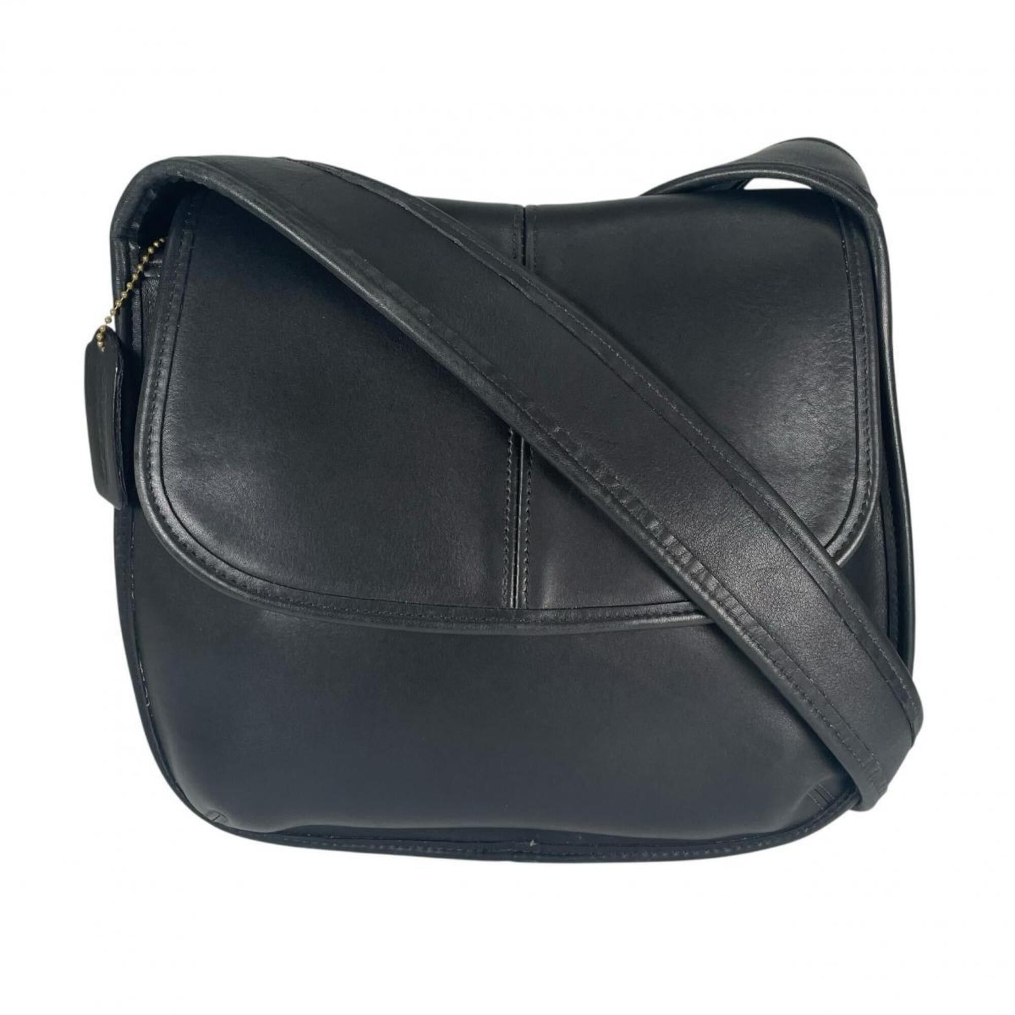 Coach Coach shoulder bag, Ergo Flap, glove-tanned leather, Old UTD 9034, black. Size ONE SIZE - 1 Thumbnail