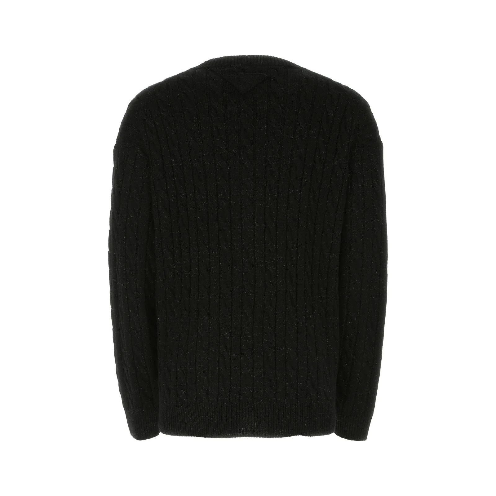 Prada PRADA Black Wool Blend Oversize Cardigan New & Authentic (Me Size US M / EU 48-50 / 2 - 2 Thumbnail