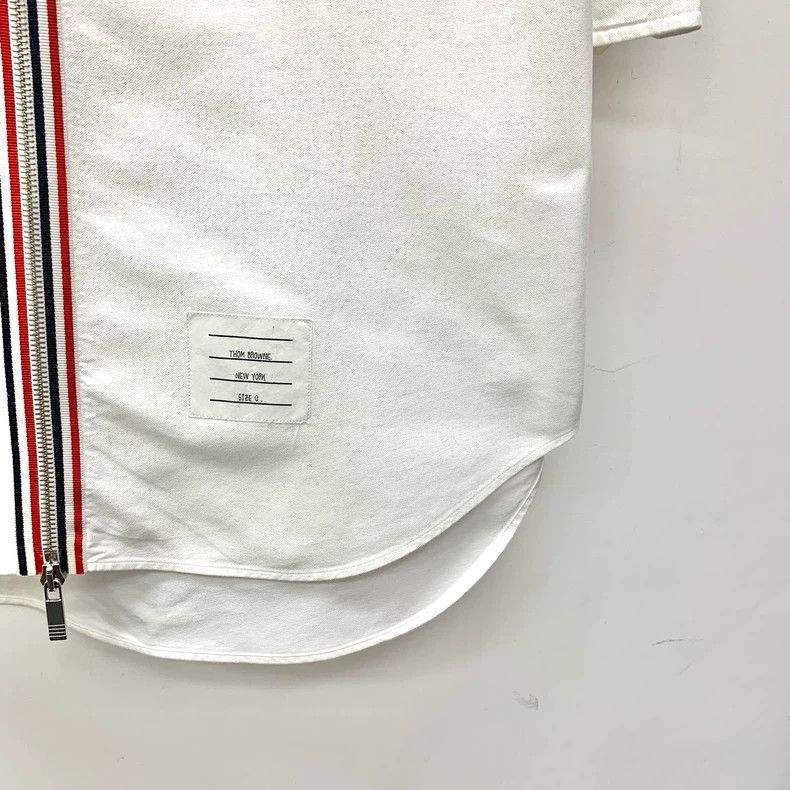 Thom Browne Thom Browne size0 Cotton turned-down collar long sleeve zip Size US XS / EU 42 / 0 - 5 Thumbnail