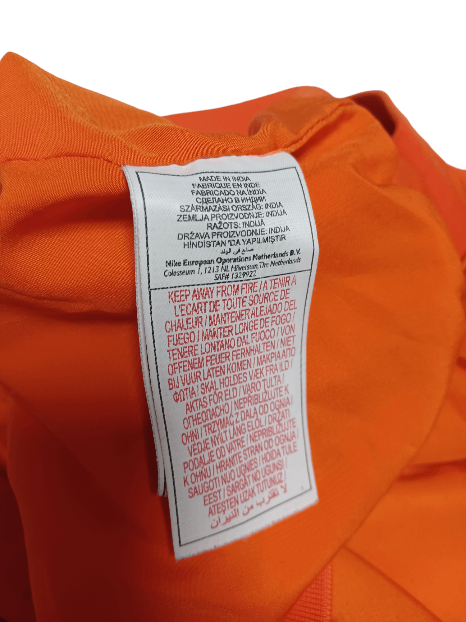 Nike VALENCIA 2008 VINTAGE TEAM NYLON TRACK JACKET FOOTBALL Size US XXL / EU 58 / 5 - 9 Thumbnail
