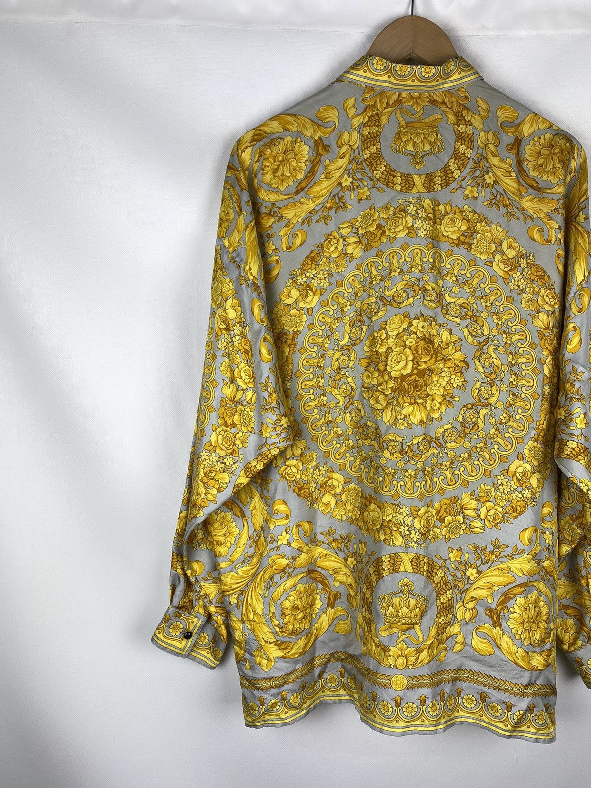 Versace Gianni Versace 90s Barocco pattern silk button up shirt Size US L / EU 52-54 / 3 - 18 Thumbnail