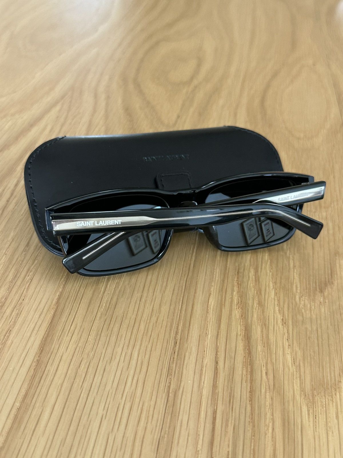 Saint Laurent Paris SAINT LAURENT SL 662 Sunglasses Black Size ONE SIZE - 10 Thumbnail