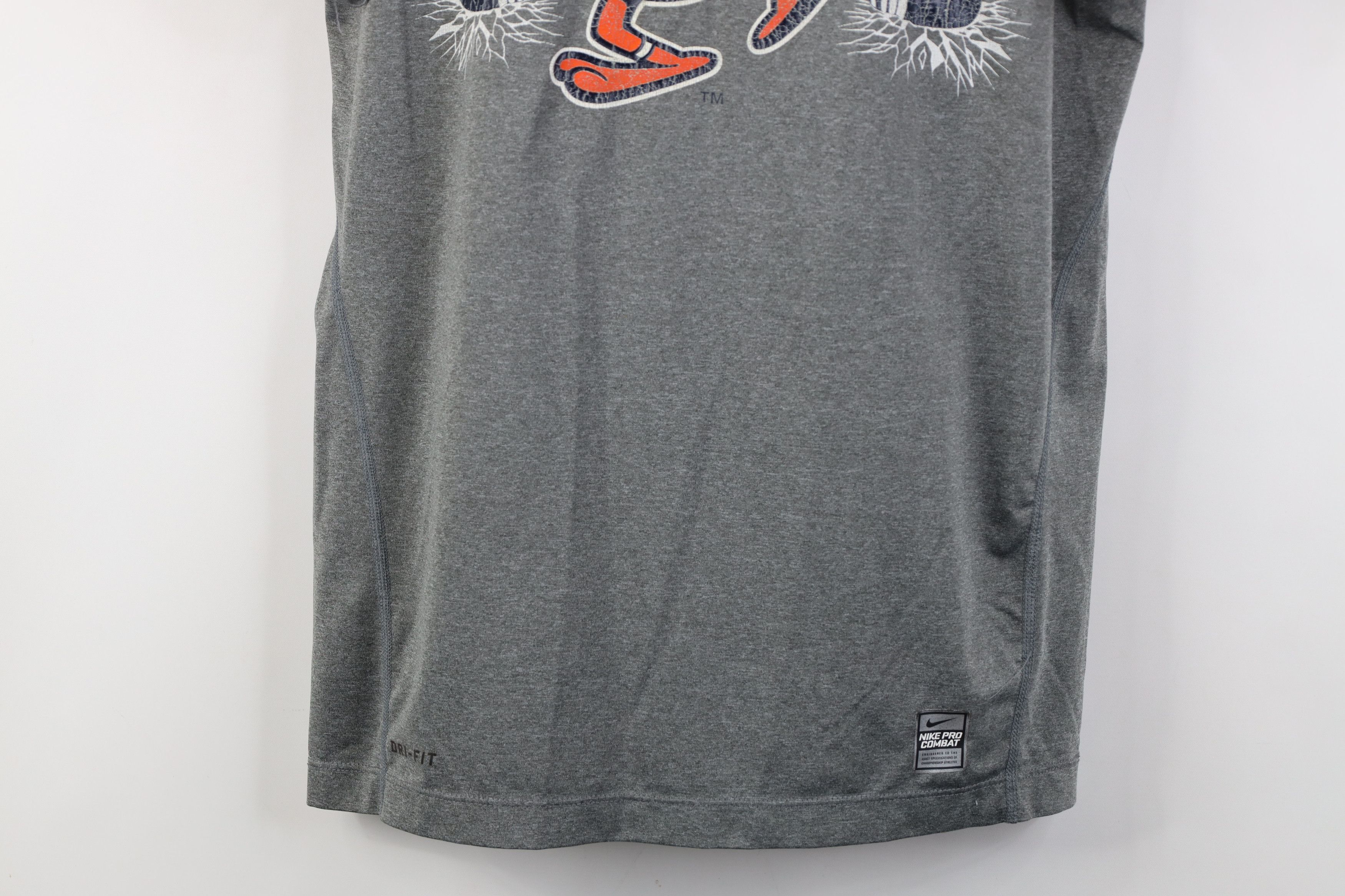Nike Nike Pro Combat Toledo Mud Hens Baseball Compression Shirt Size US XXL / EU 58 / 5 - 3 Thumbnail