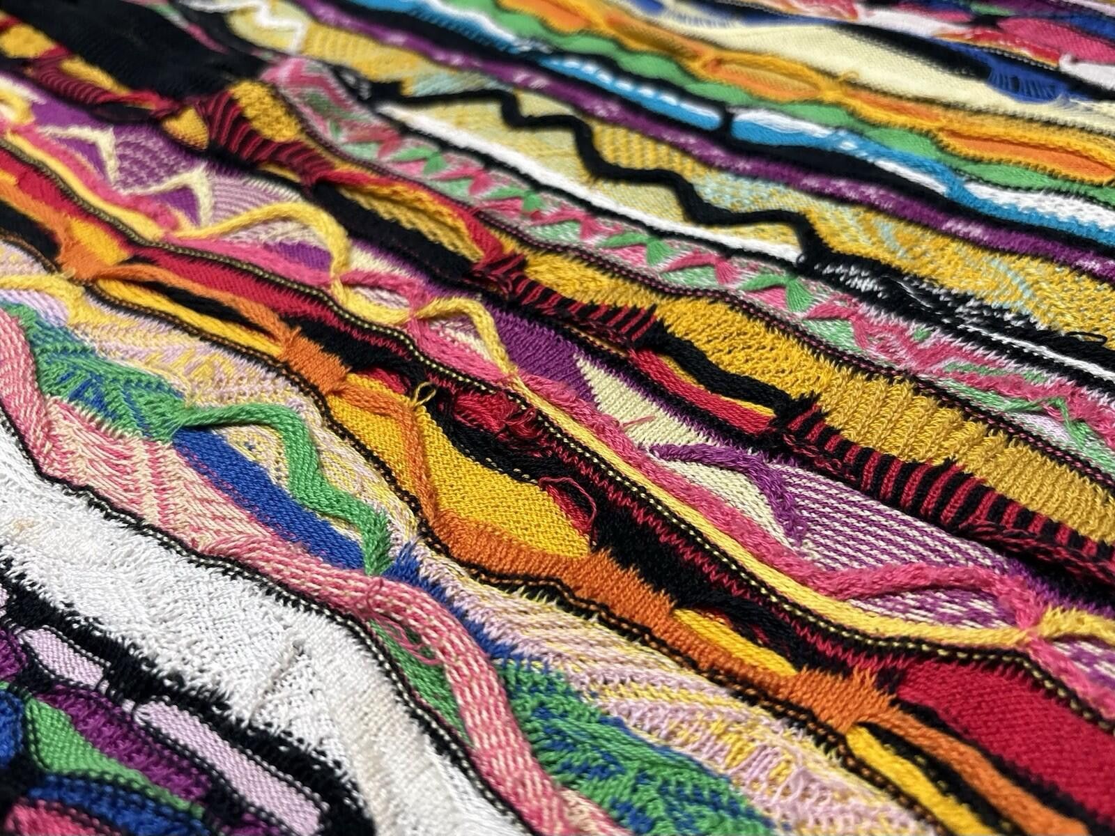 Coogi Coogi Sweater Women Medium 1/4 Zip 3D Knit Mercerized Cotton Size M / US 6-8 / IT 42-44 - 7 Thumbnail