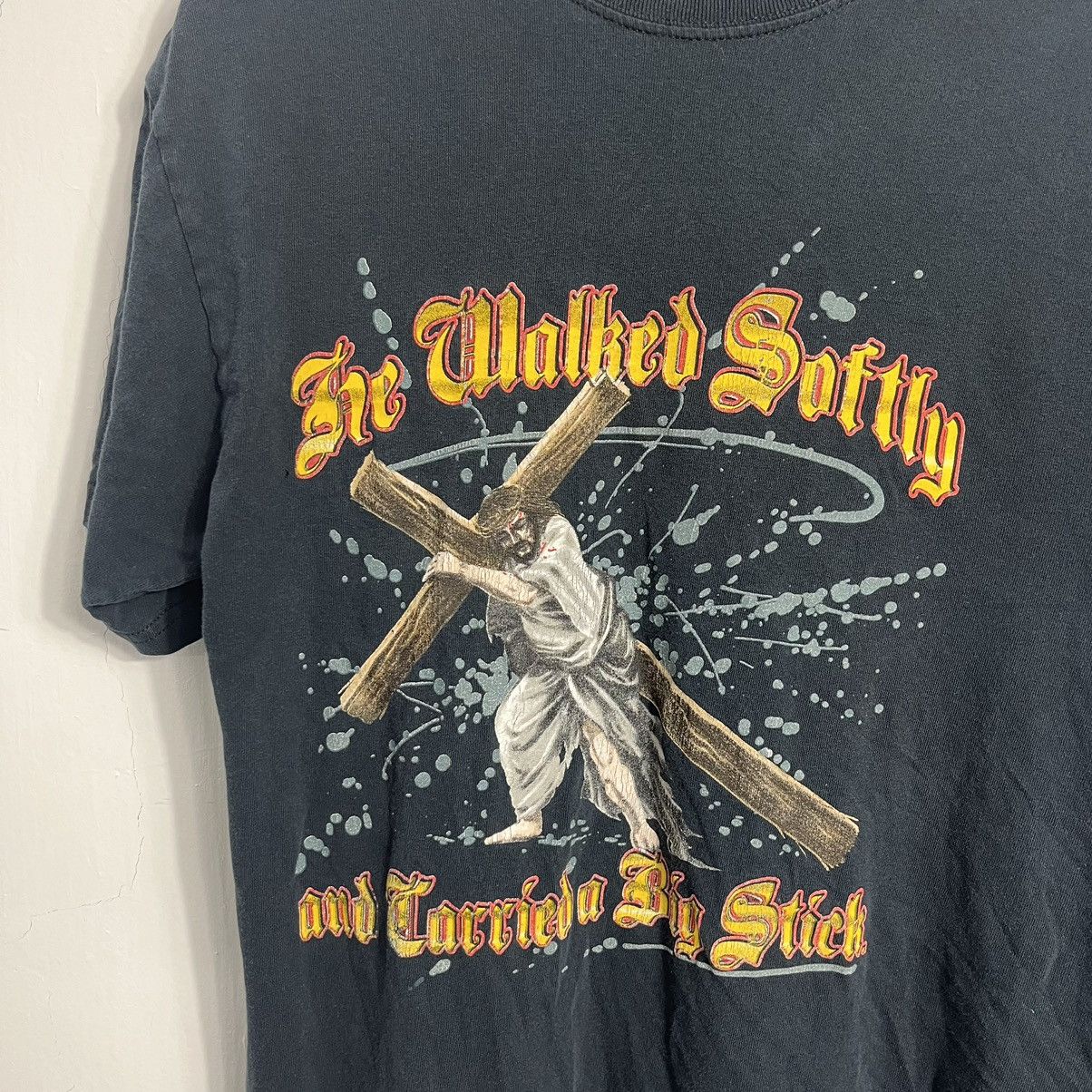 Vintage Vintage 90s Jesus Tee Size US M / EU 48-50 / 2 - 2 Thumbnail