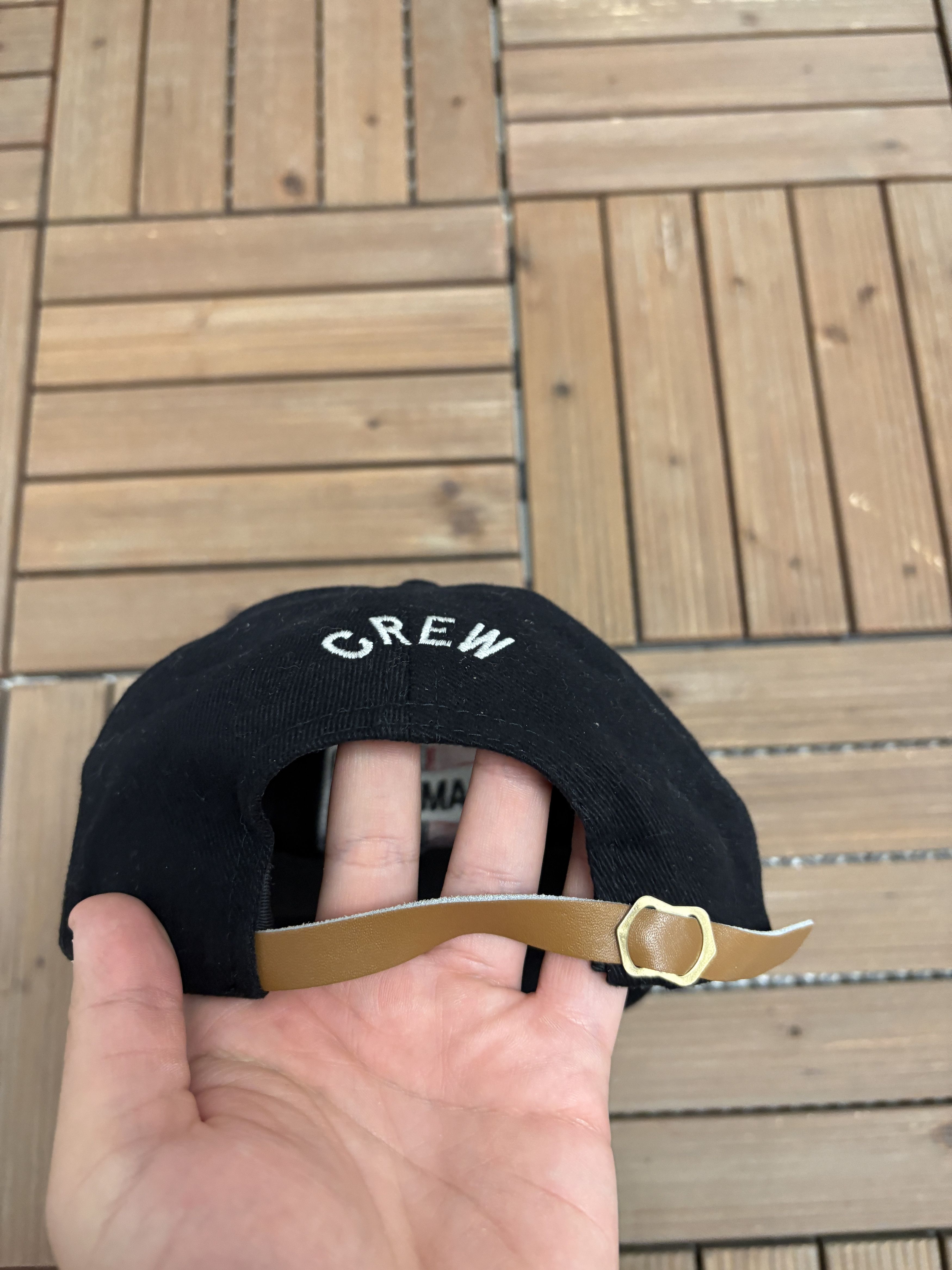 Vintage Champion Motorsports Crew Vintage Black Hat Cap Size ONE SIZE - 5 Thumbnail