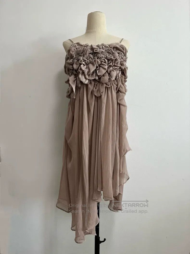Nozomi Ishiguro Nozomi Ishiguro Pleated patchwork dress| Size ONE SIZE - 1 Thumbnail