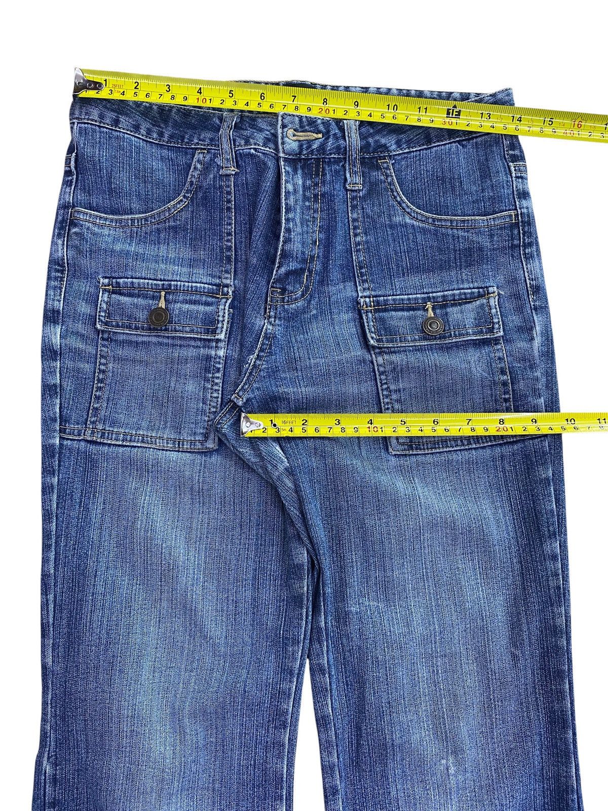 Japanese Brand Oririn Brand Bush Pants Ripped Style Flare Jeans Size US 28 / EU 44 - 5 Thumbnail