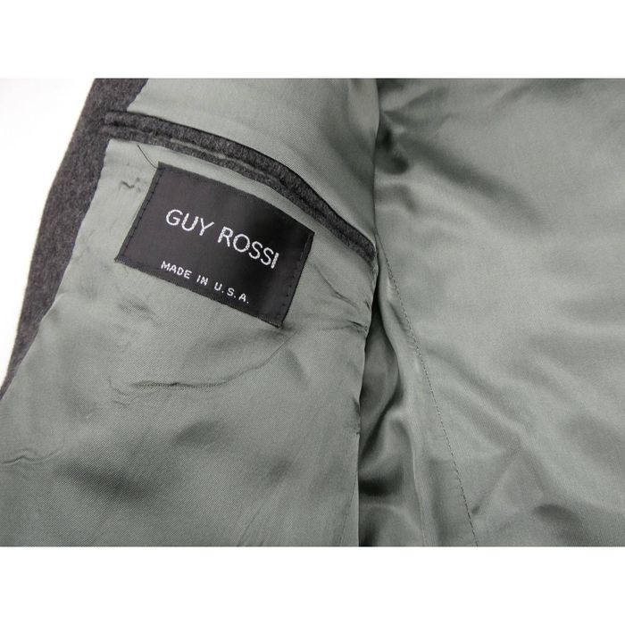 Guy Rover Guy Rossi Made in USA sport coat, dark gray wool, 40R, NEW
