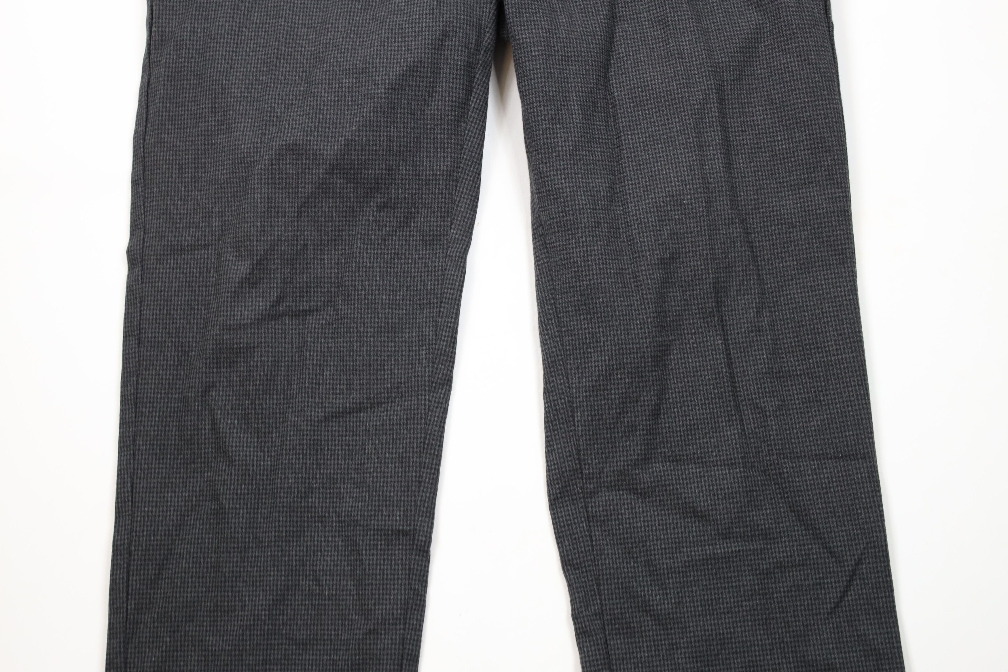 Ralph Lauren × Vintage Vintage 90s Ralph Lauren Houndstooth Wide Leg Chino Pants Size US 34 / EU 50 - 3 Thumbnail