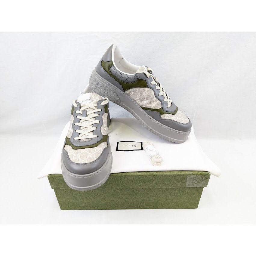 Gucci o1rshd1 GG Low-Top Sneaker in Multicolor Size US 12.5 / EU 45-46 - 19 Thumbnail