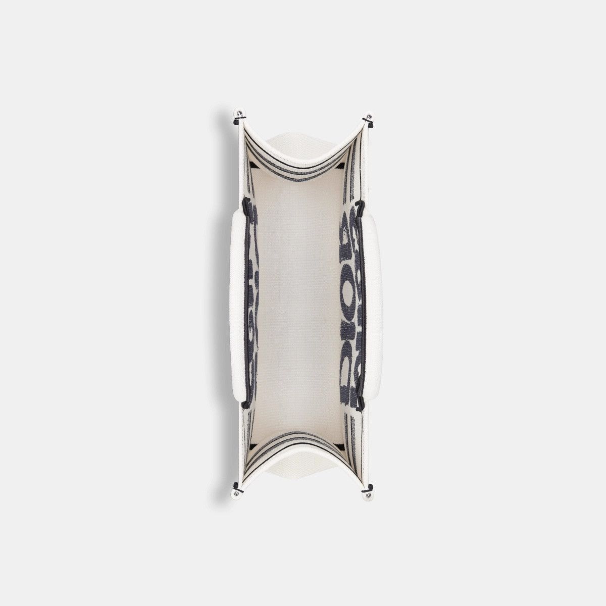 Dior o1bcso1str0226 Size:OS/Medium Book Tote in White/Blue Size ONE SIZE - 3 Thumbnail