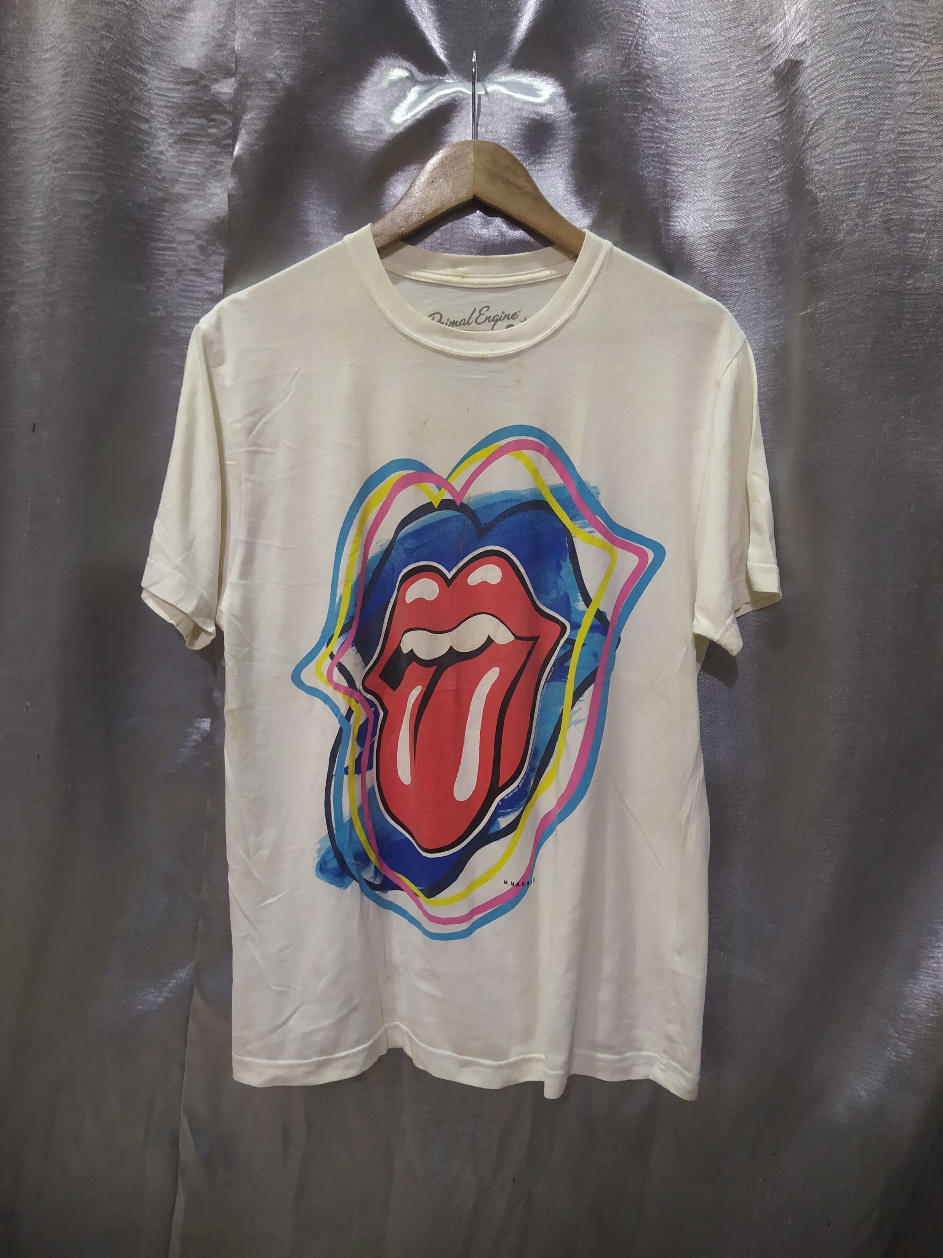 Band Tees Vintage 2007 Rolling Stones Primal Engine Licks Neon Graphic Size US L / EU 52-54 / 3 - 1 Thumbnail