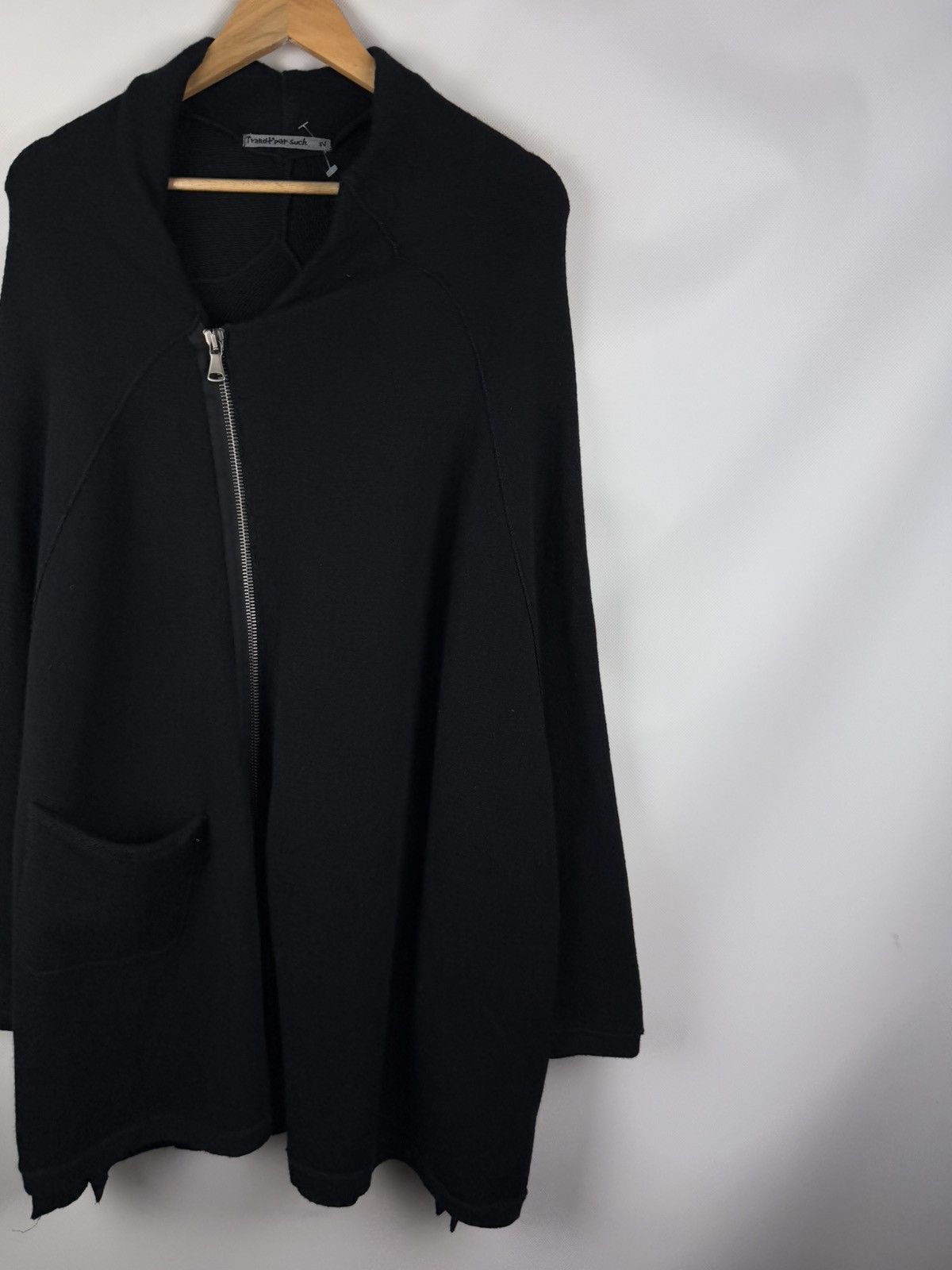 Transit Transit Par-Such Avant-Garde Lagenlook Wool Coat Jacket Size M / US 6-8 / IT 42-44 - 3 Thumbnail