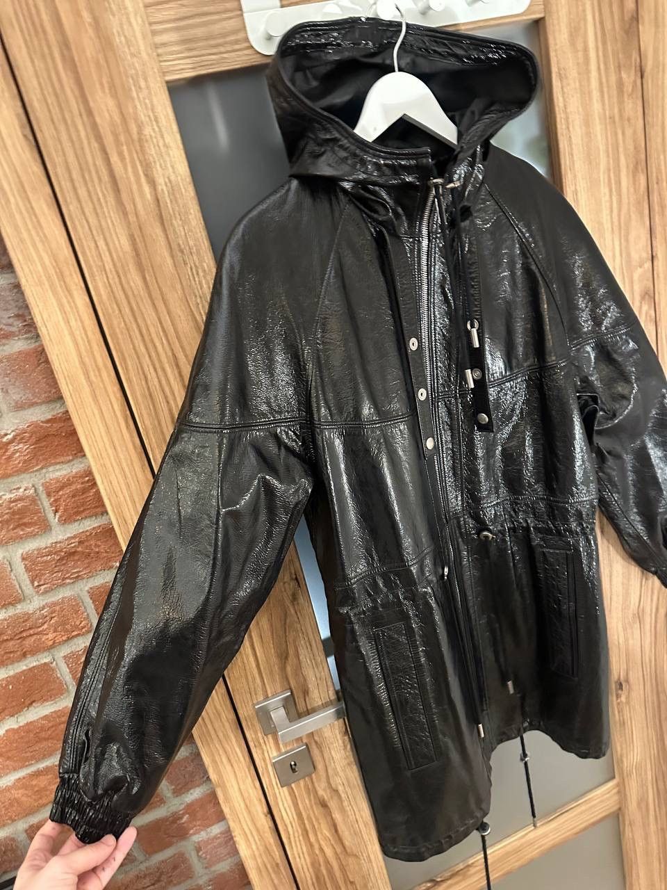 Saint Laurent Paris Saint Laurent Paris Leather Black Parka F38/S Size S / US 4 / IT 40 - 7 Thumbnail