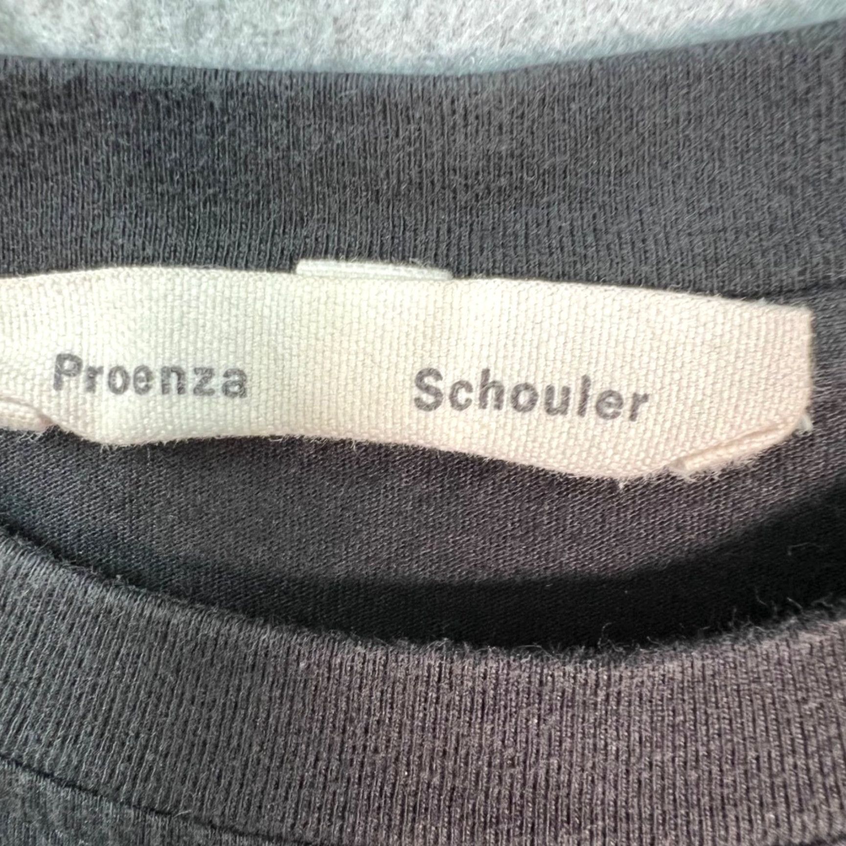 Proenza Schouler Proenza Schouler Mens Size Medium Graphic Long Sleeve T-Shirt Black Size M / US 6-8 / IT 42-44 - 3 Thumbnail
