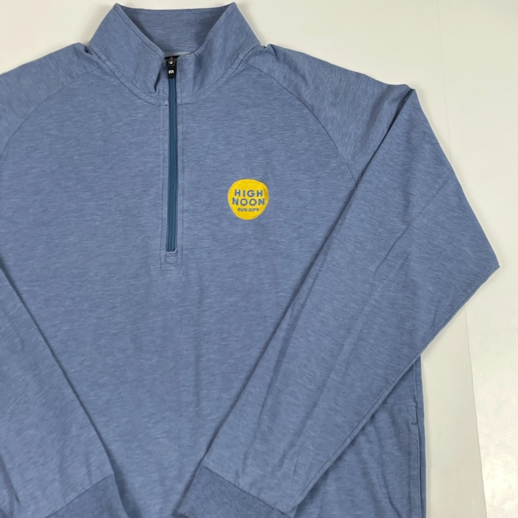 TravisMathew Travis Mathew Shirt Mens XL Blue Golf 1/4 Zip Pullover Golfing Activewear Casual Warm Weather Comfort Moisture Wicking Size US XL / EU 56 / 4 - 3 Thumbnail
