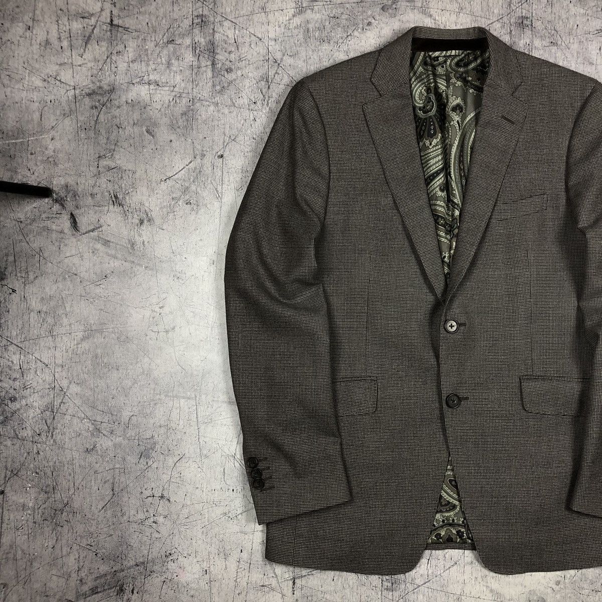 Etro Vintage Etro Milano Italy Desig Wool Blazer Jacket suit y2k Size 50R - 5 Thumbnail