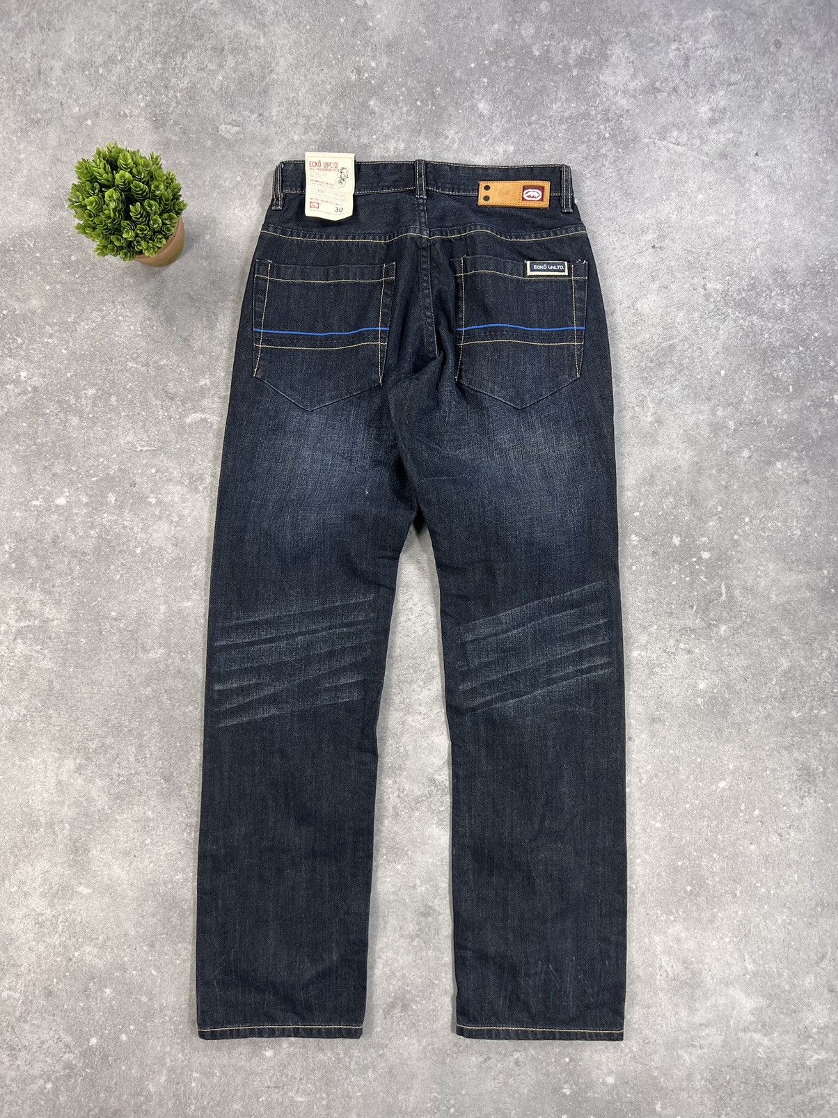 Ecko Unltd. × Vintage Vintage Y2k Ecko Unltd. Loose Fit Denim Pants 00s Grunge Size US 30 / EU 46 - 6 Thumbnail