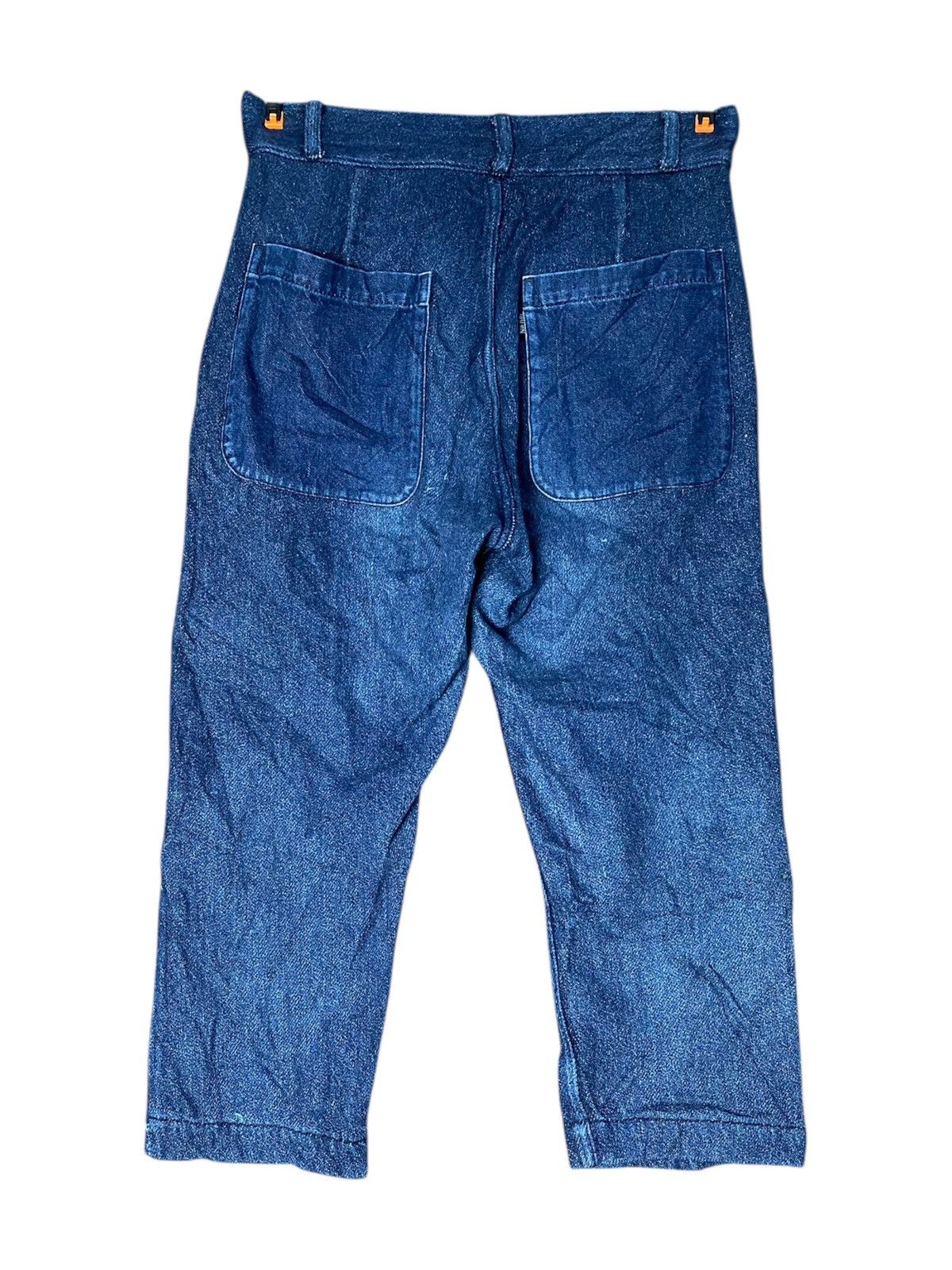 Issey Miyake Rare Ne-Net Designer By Issey Miyake Crop Jeans Size 28" / US 6 / IT 42 - 3 Thumbnail