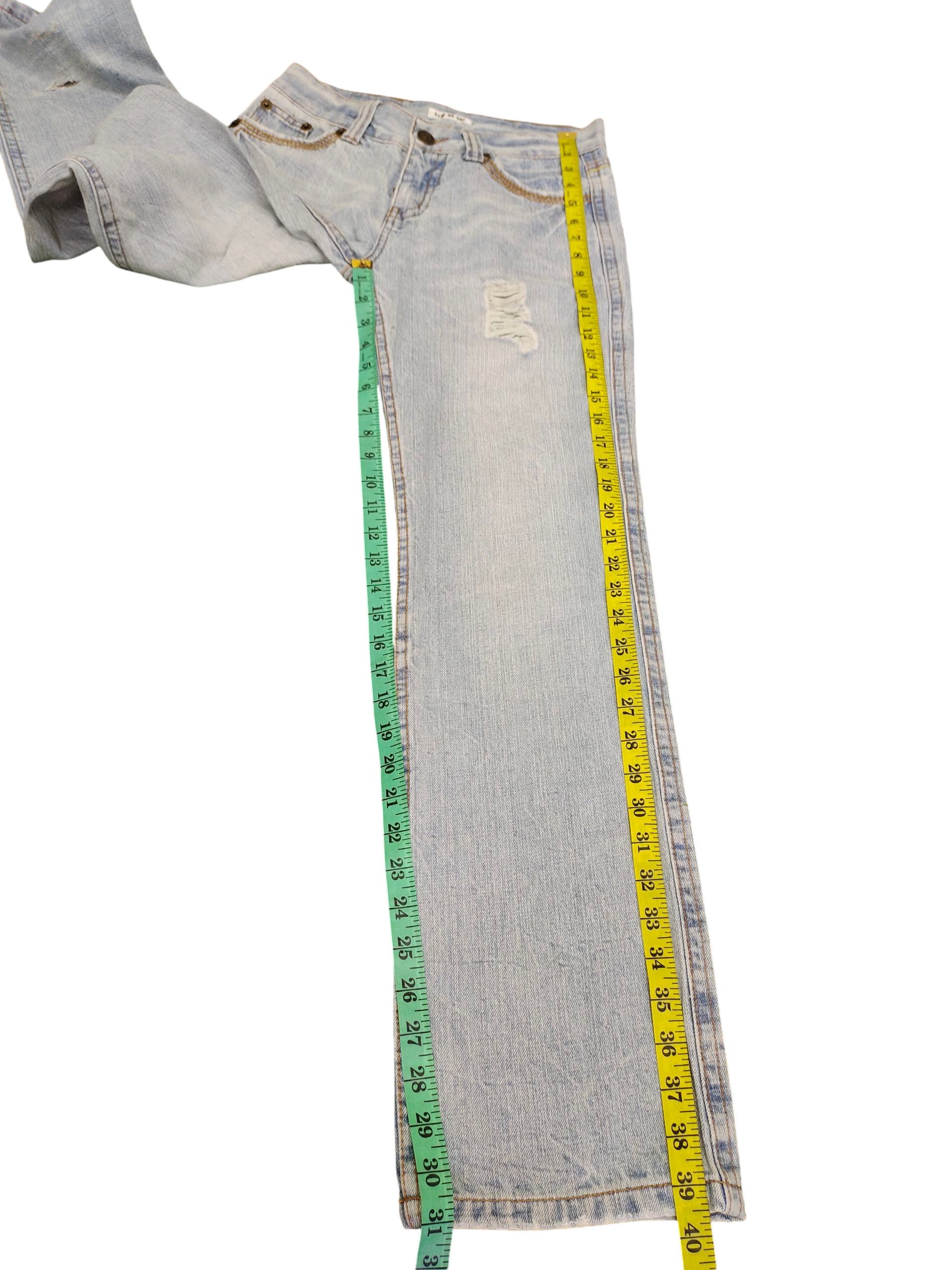 Hysteric Glamour × Undercover Japanese Brand Clef De Sol Clawmark Distress Faded Jeans Size US 29 - 17 Thumbnail