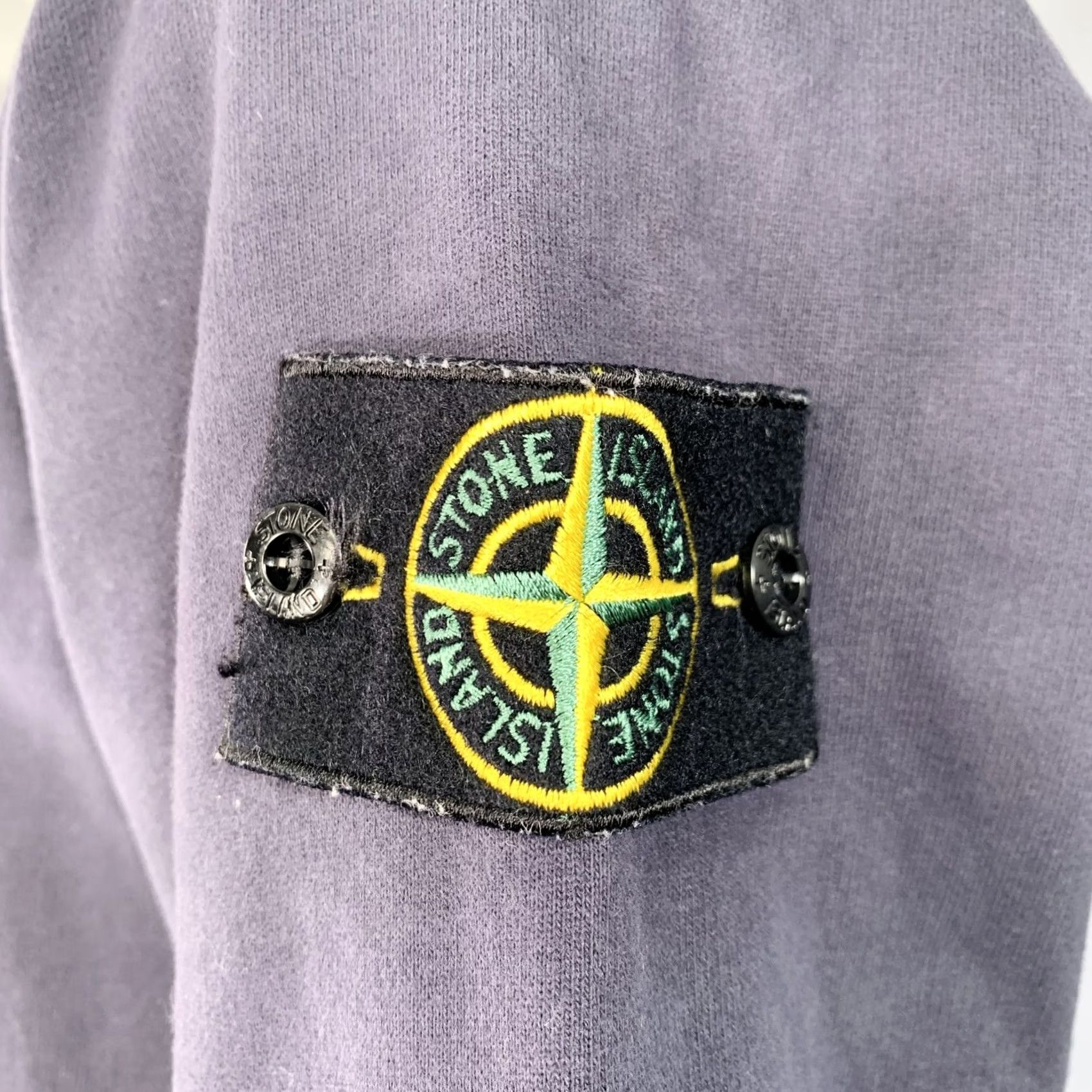 Stone Island STONE ISLAND Size L Grey Blue Cotton Hooded Sweatshirt Mens Size US L / EU 52-54 / 3 - 2 Thumbnail