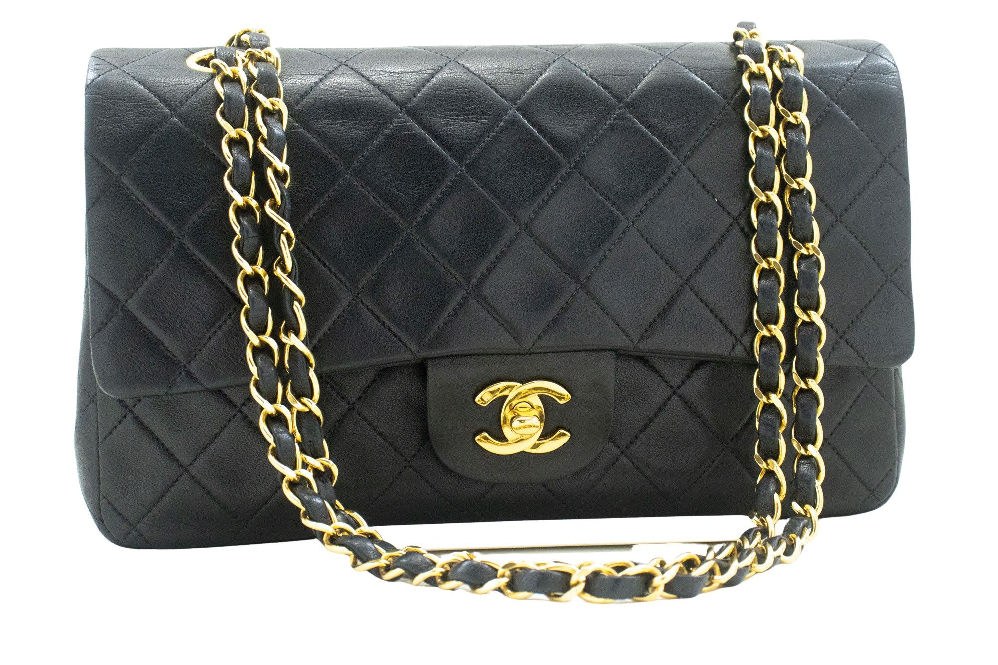 Chanel Black Leather Shoulder Bag (Pre-Owned) Size ONE SIZE - 1 Thumbnail