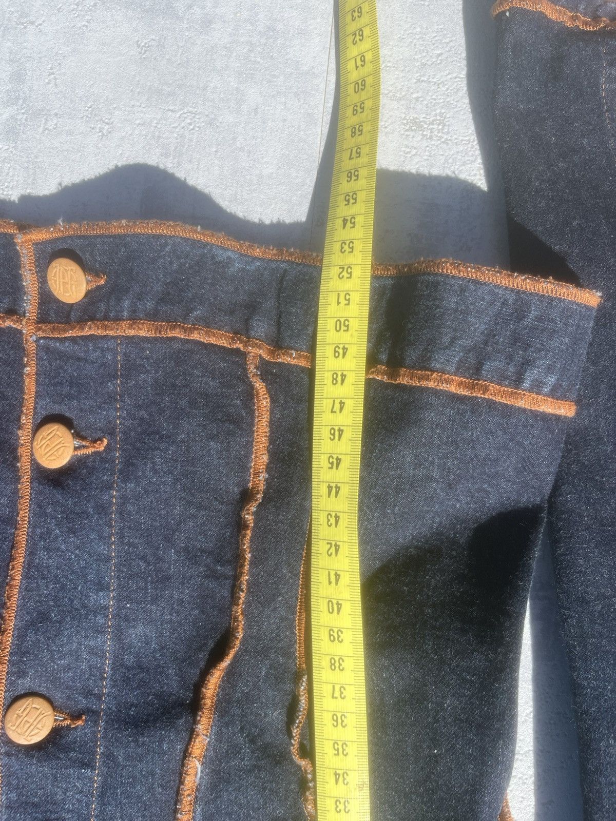 Jean Paul Gaultier Jean Paul Gaultier Navy Brut Denim Jacket - Small Size S / US 4 / IT 40 - 10 Thumbnail