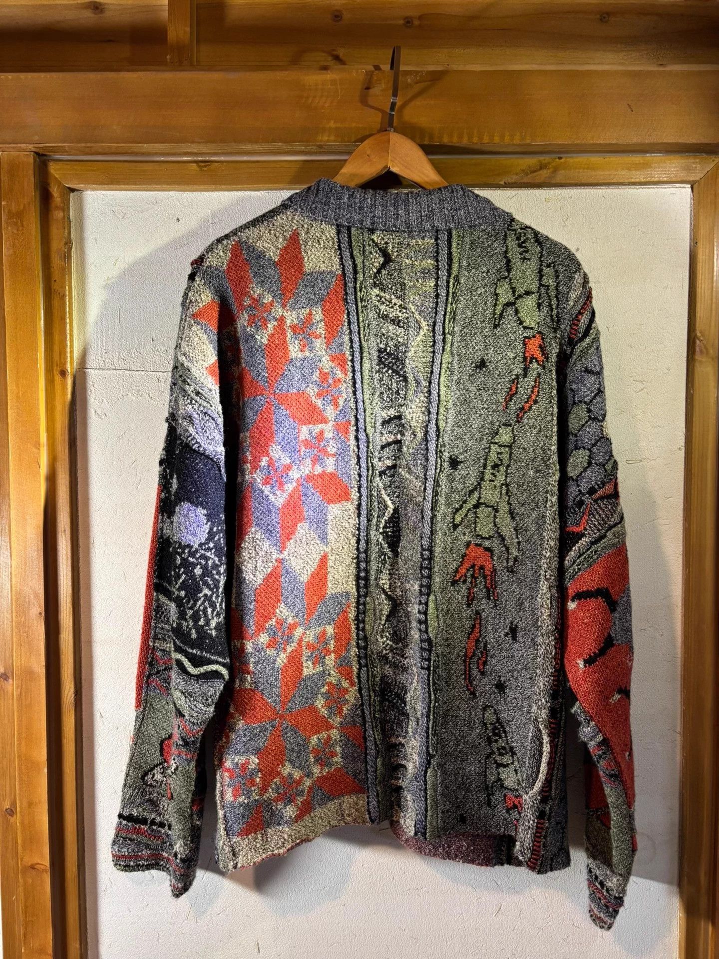 Other khoki 23AW Oversized Patterned Sweater 99% New Size US M / EU 48-50 / 2 - 9 Thumbnail