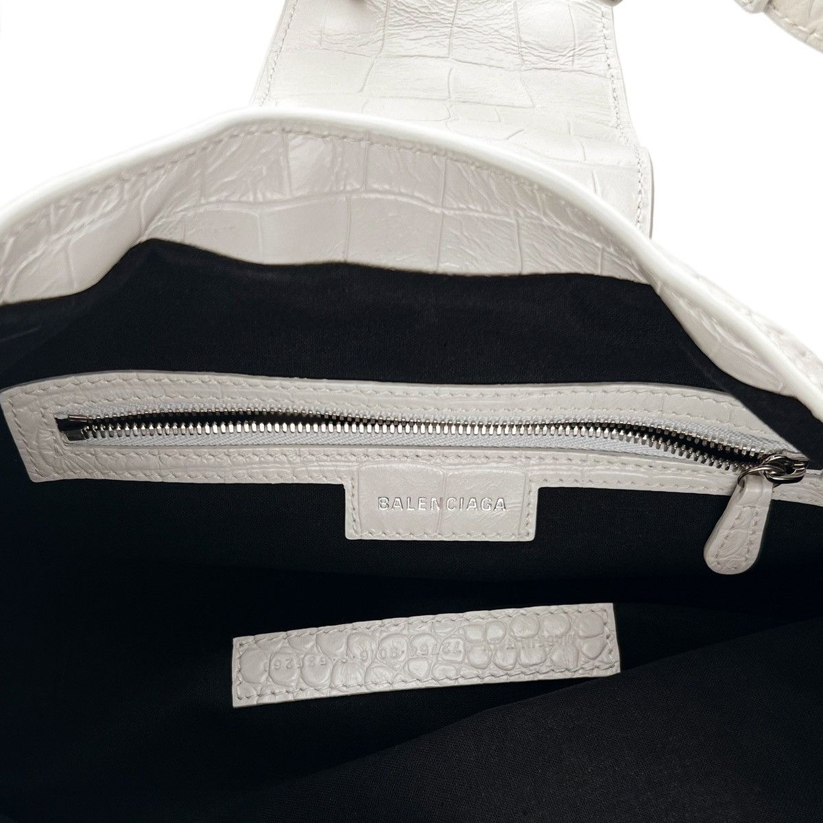 Balenciaga Balenciaga Croc Le Cagole White Shoulder Bag Fall 2021 Size ONE SIZE - 6 Thumbnail
