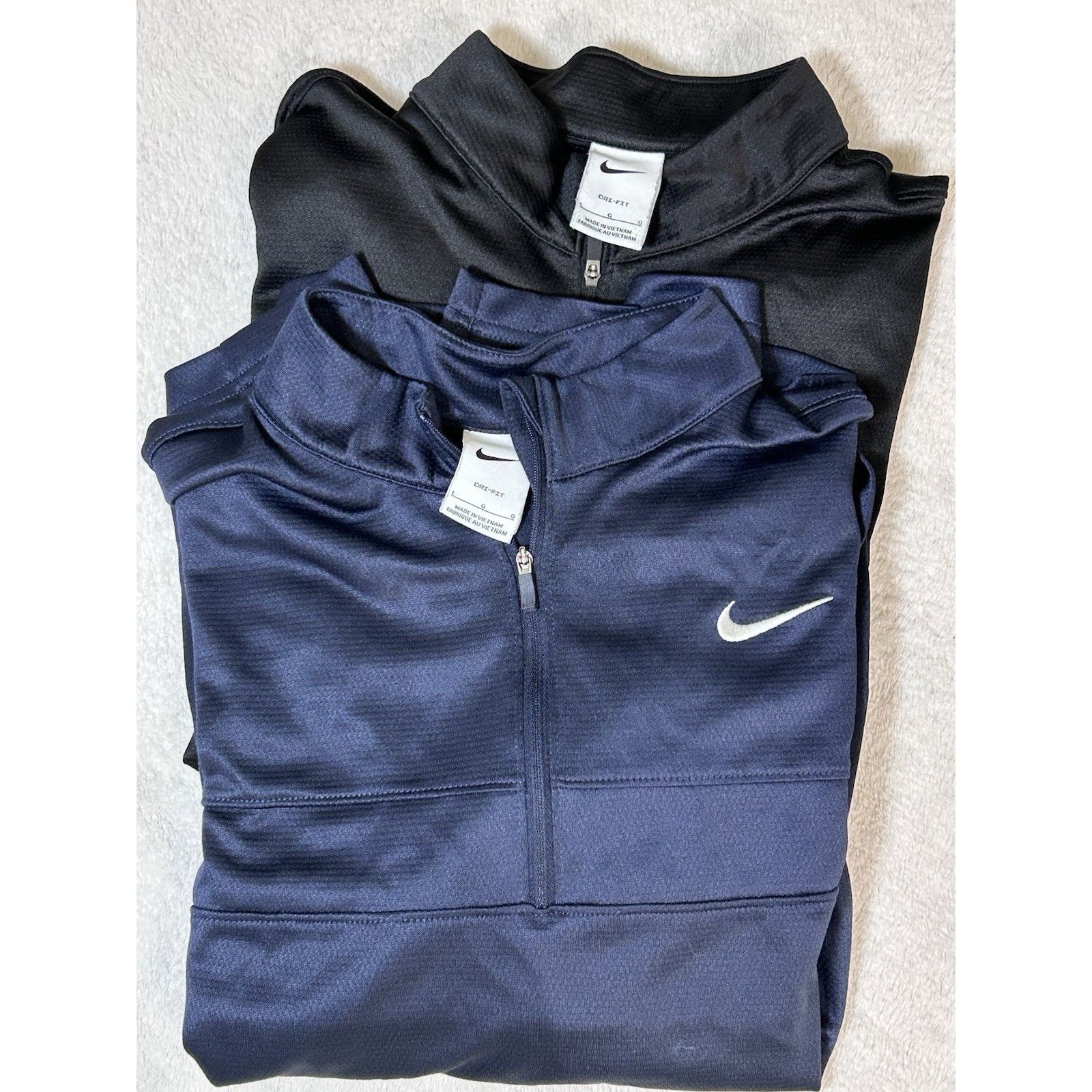 Nike Nike Dri-Fit Essential Tech 1/4 Zip Lightweight Men Sz L Two Size US L / EU 52-54 / 3 - 1 Thumbnail