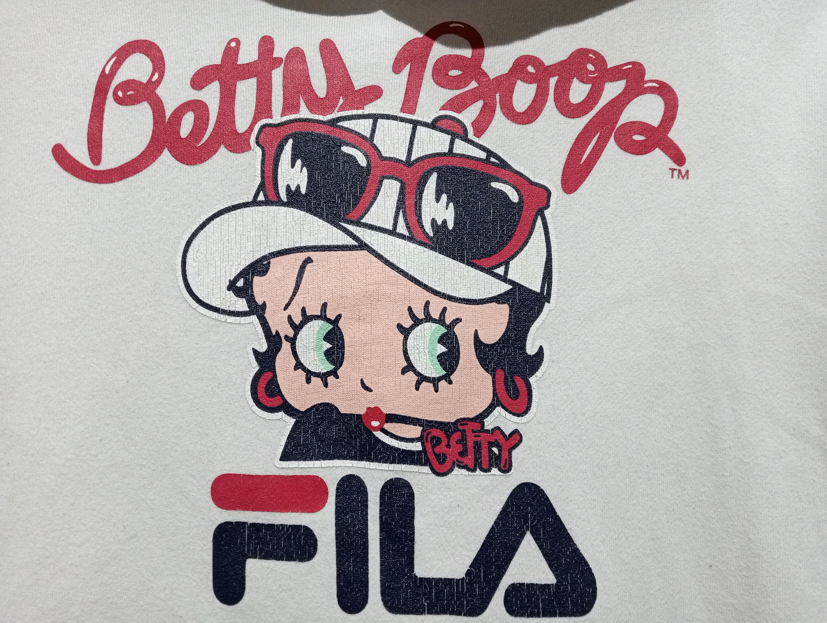 Fila Fila X Betty Boop Pullover Hoodie Very Rare Size US M / EU 48-50 / 2 - 7 Thumbnail