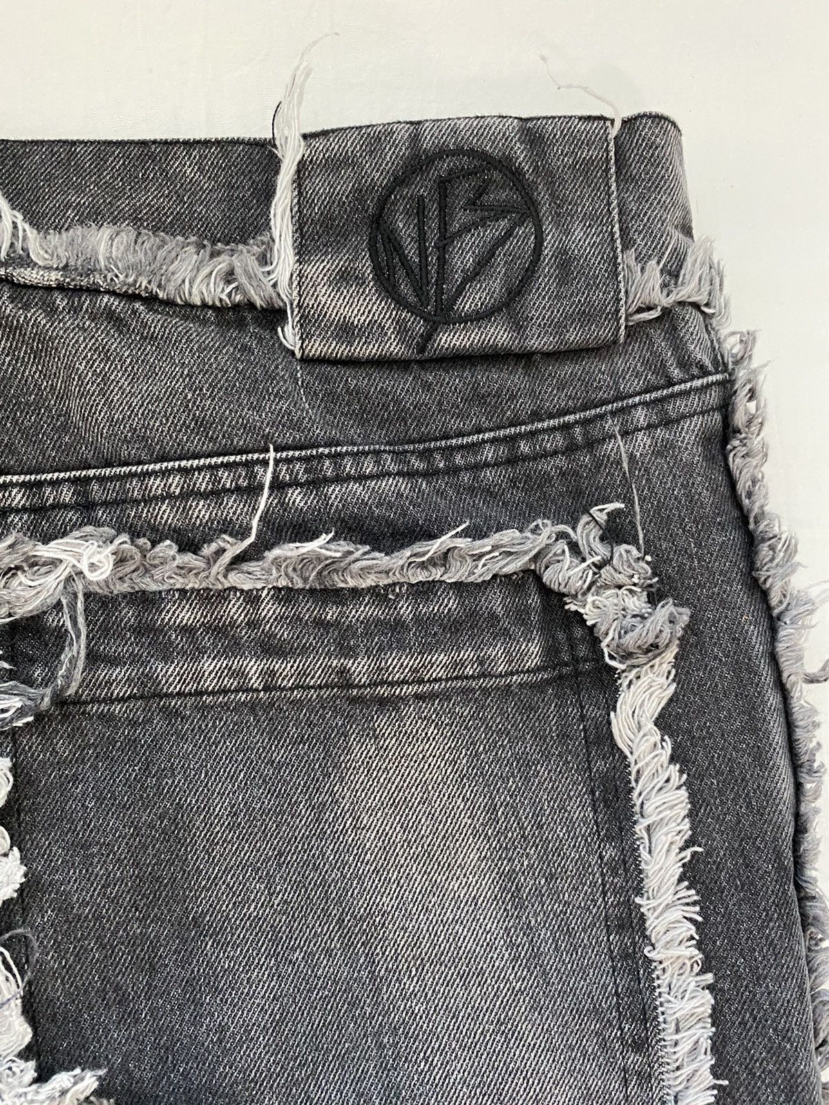 No Faith Studios No Faith Studios flared distressed denim Size US 36 / EU 52 - 4 Thumbnail