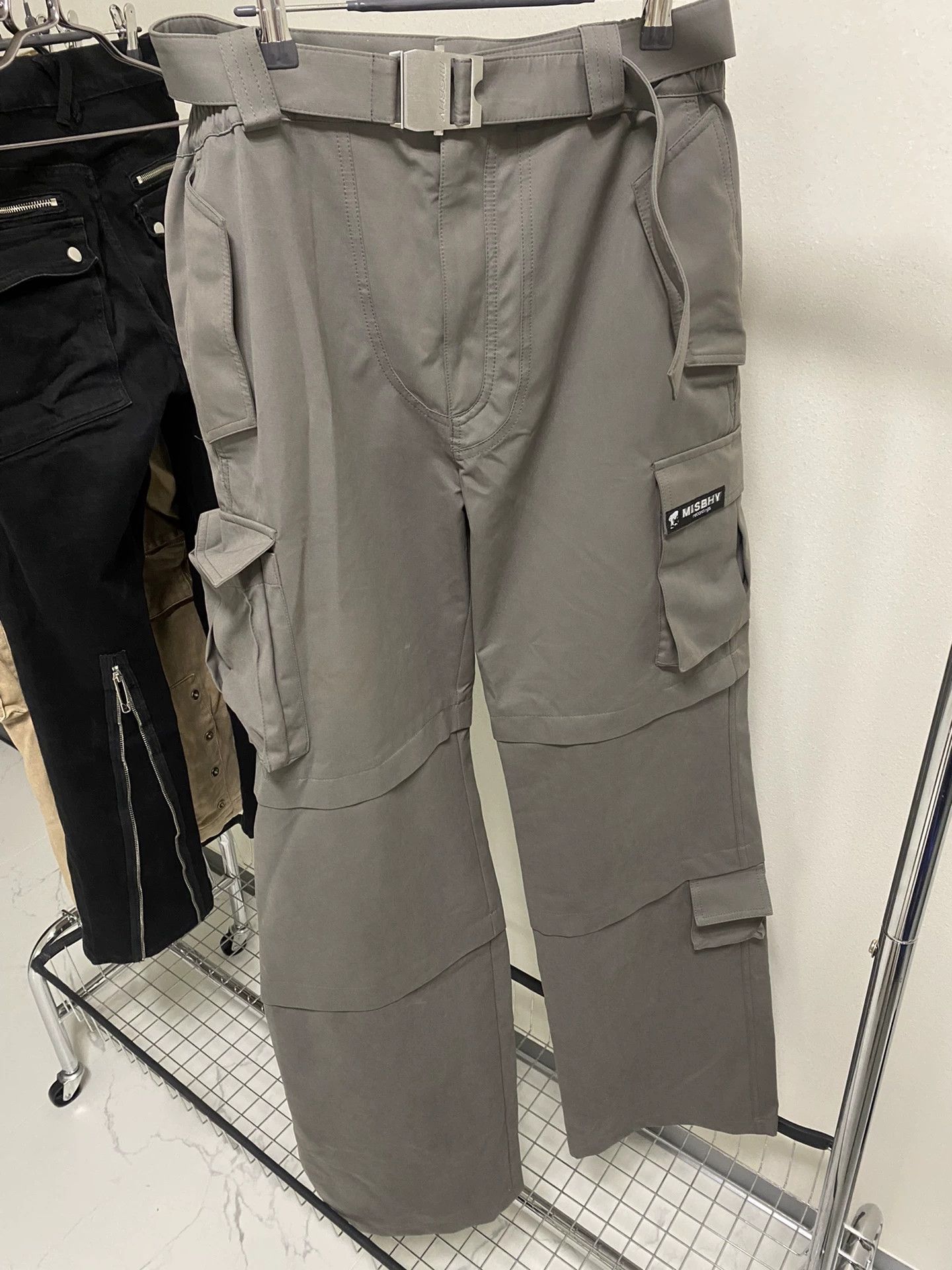 Misbhv Misbhv Suede Ice Silk Workwear Relaxed Cargo Gray M Size US 32 / EU 48 - 1 Thumbnail