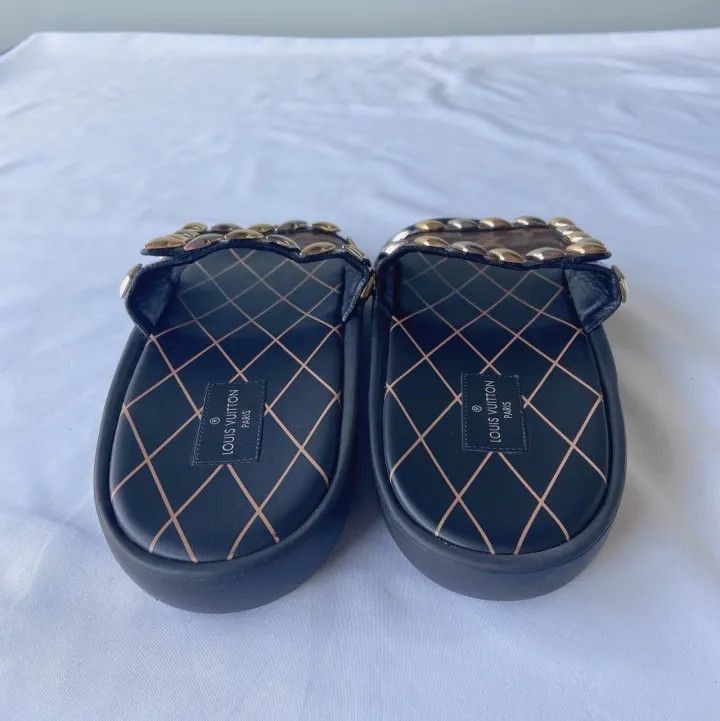 Louis Vuitton Louis Vuitton Brown Monogram Slide Sandals -2508 Size US 6 / EU 39 - 3 Thumbnail