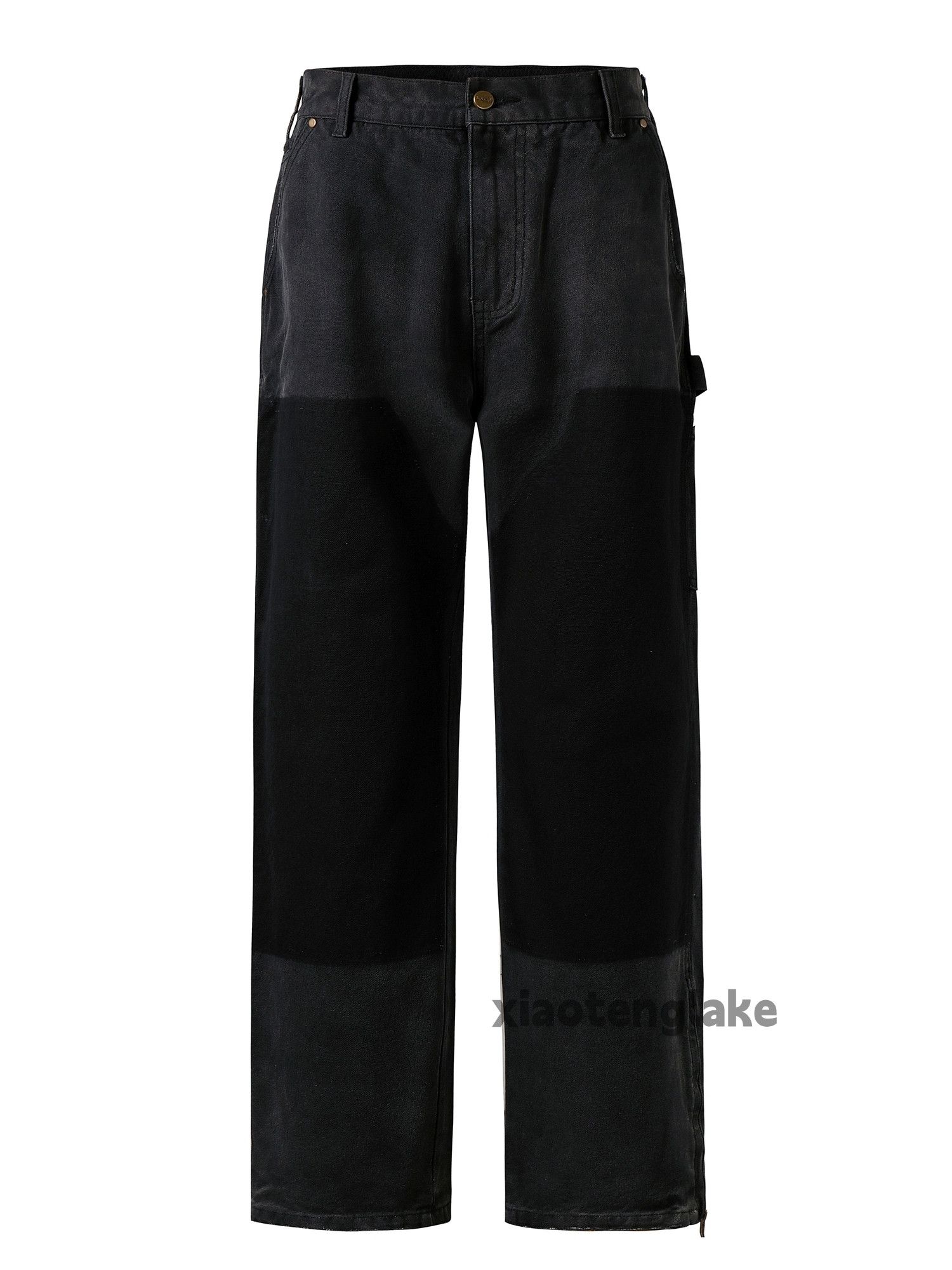 Jean × Vintage washed faded zipper utility carpenter skate hiphop jeans Size US 34 / EU 50 - 9 Thumbnail
