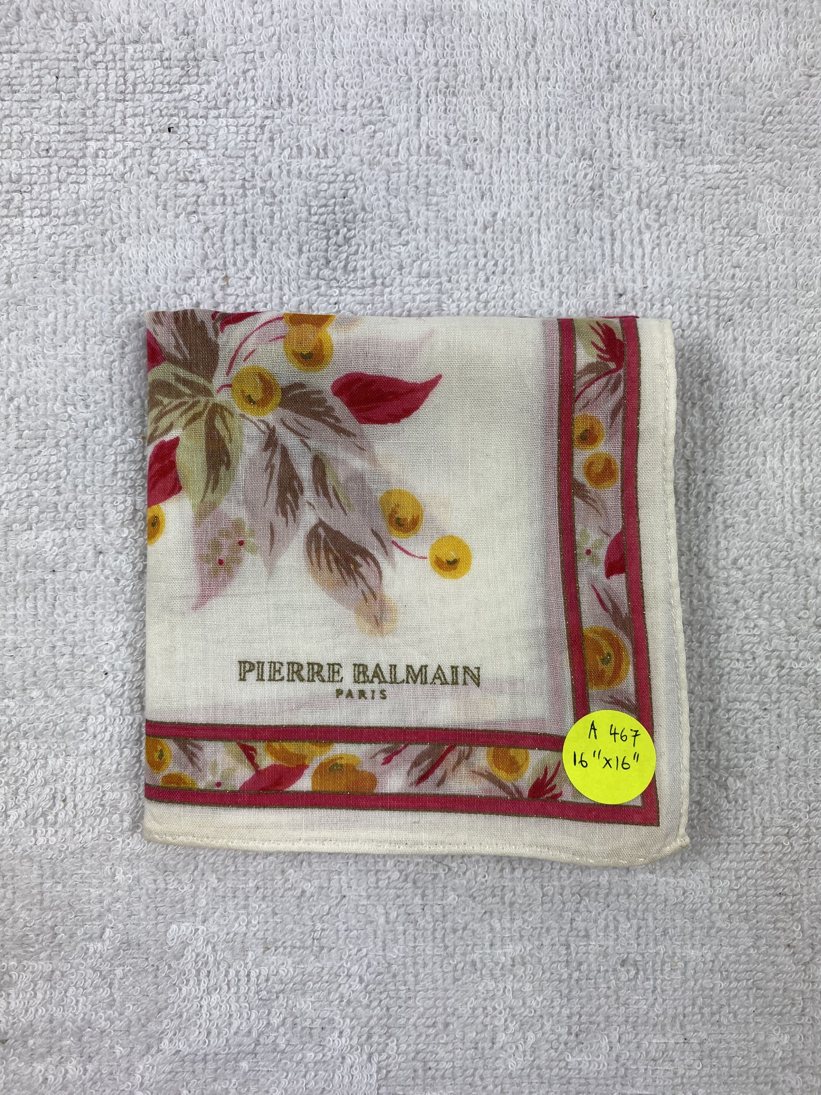 Pierre Balmain × Vintage Pierre Balmain Handkerchief / Bandana / Neckerchief Size ONE SIZE - 6 Thumbnail