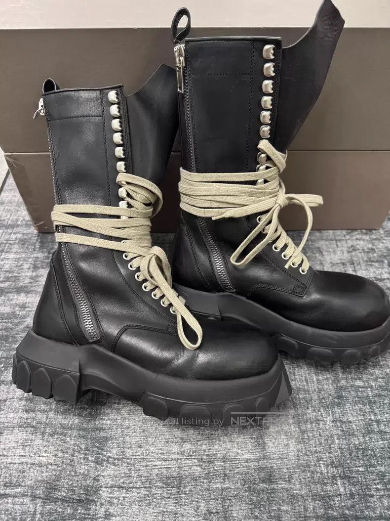 Rick Owens Rick Owens Octopus Strap Military Boots Size US 6 / EU 39 - 3 Thumbnail
