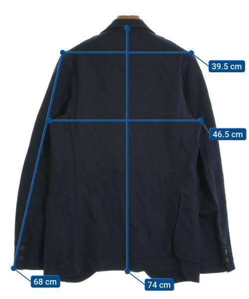 Comme des Garcons SHIRT Jacket Polyester Button Up Flap Pocket Plain Navy Blue Size US S / EU 44-46 / 1 - 3 Thumbnail