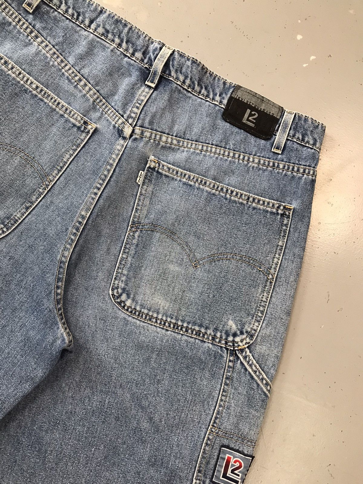 Levi's Vintage Levi’s Strauss & co L2 carpenter denim short Size US 37 - 12 Thumbnail