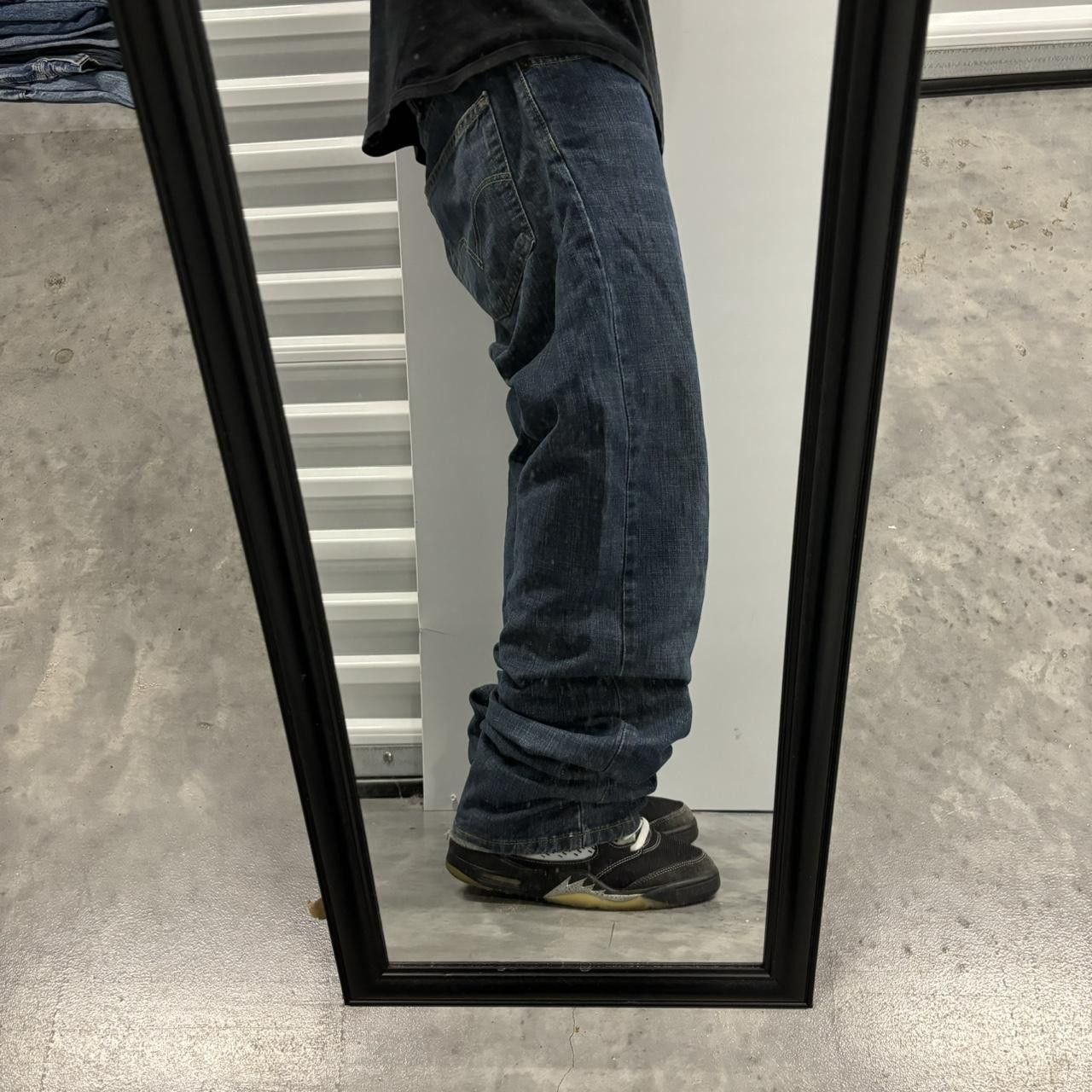Levi's × Vintage Crazy Vintage Y2K/2000s Baggy Levi’s Dark Wash Skater Grunge Denim Jeans! Size US 38 / EU 54 - 2 Thumbnail