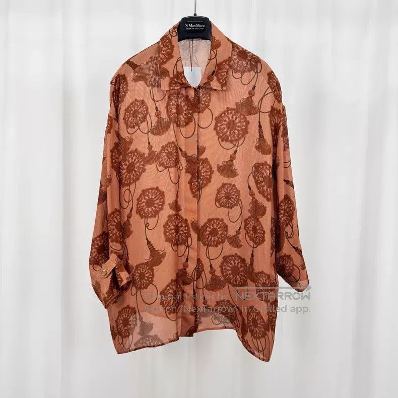 Hermes Hermes Silk Shirt Top Size XS / US 0-2 / IT 36-38 - 1 Thumbnail