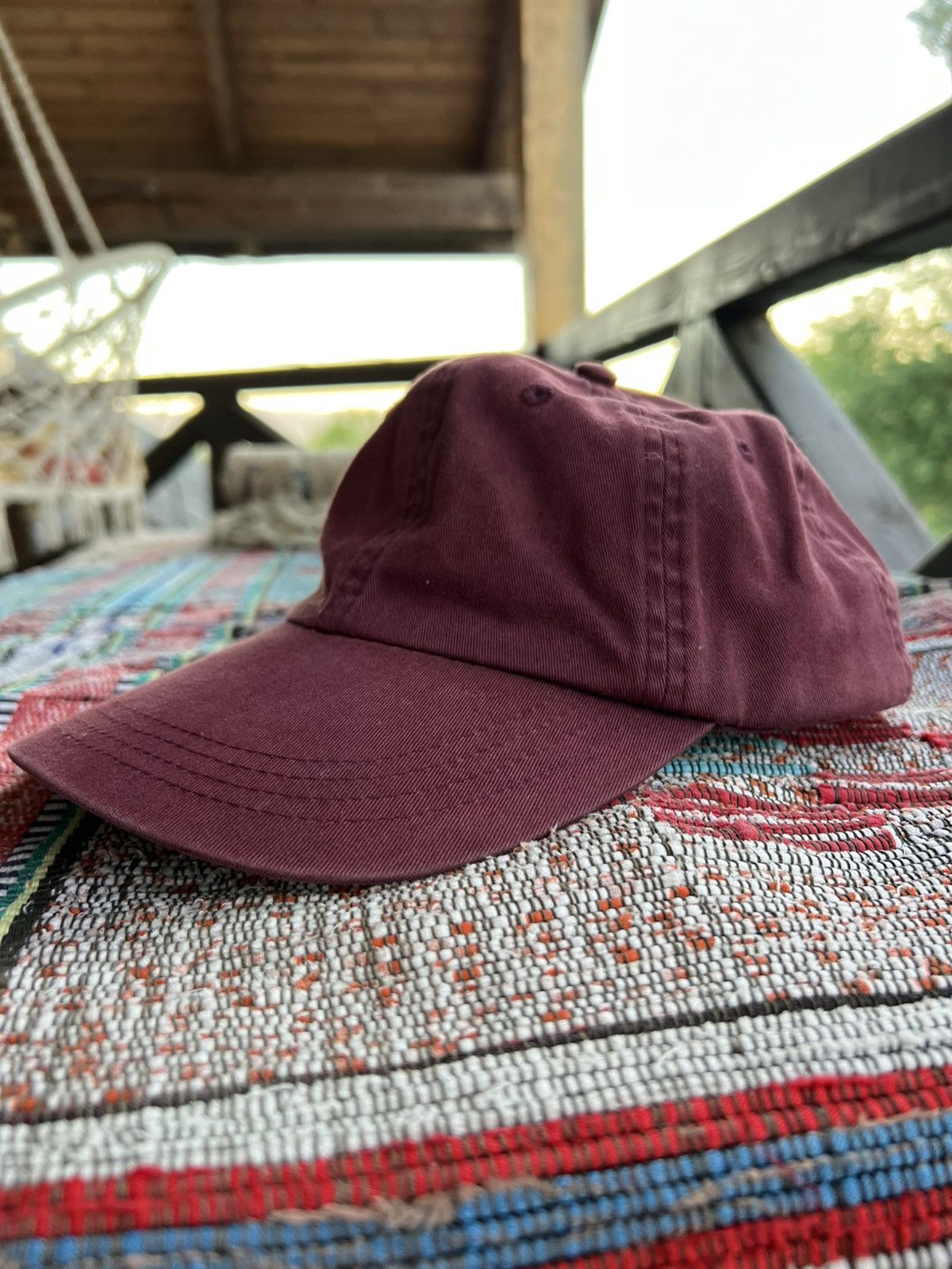 If Six Was Nine Vintage Red Dad Cap 🔺 | Clean Everyday Essential Size ONE SIZE - 2 Thumbnail
