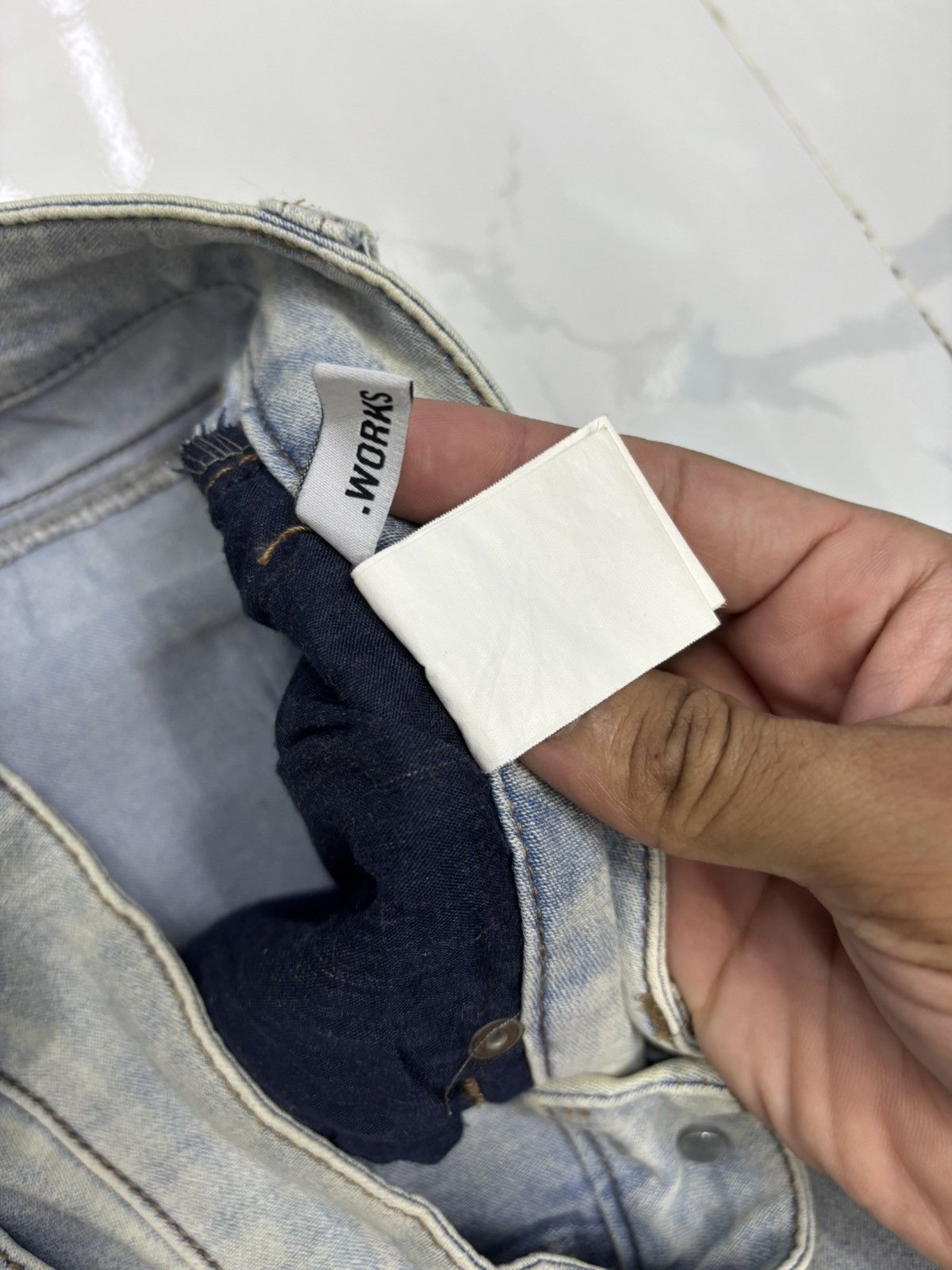 Le Grande Bleu (L.G.B.) 💥FLARE JEANS LACE UP IFSIXWASNINE LGB STYLE JEANS Size US 26 / EU 42 - 12 Thumbnail