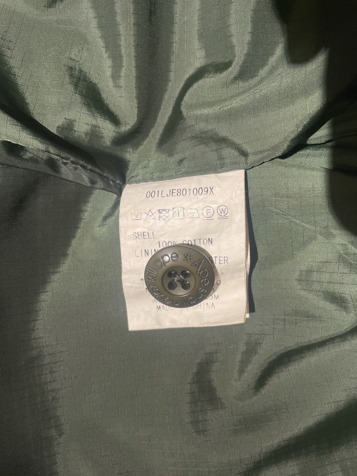 Bape Bape Washed M-65 Jacket Size US XL / EU 56 / 4 - 8 Thumbnail