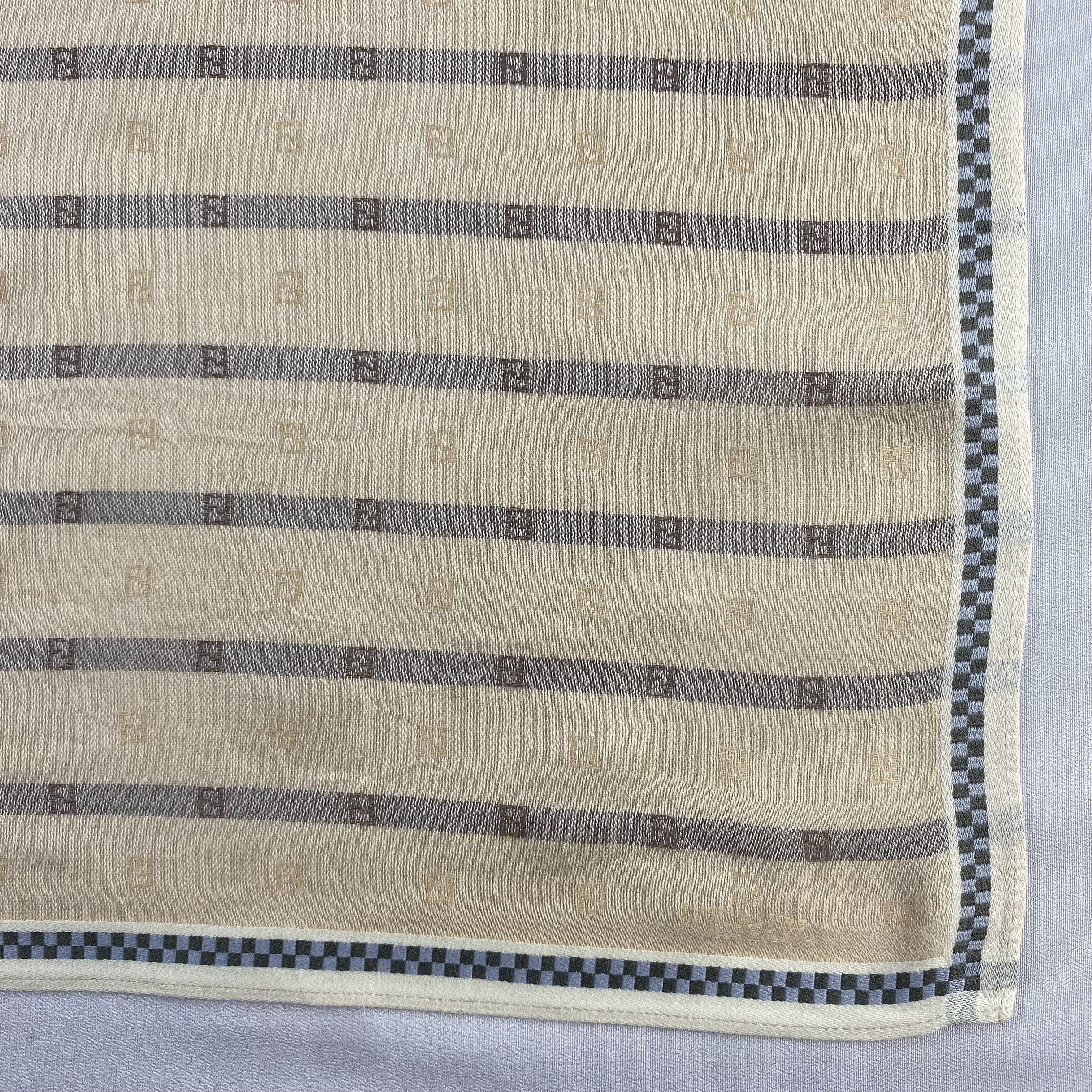 Vintage Fendi Handkerchief / Neckerchief / Bandana-P1278 Size ONE SIZE - 3 Thumbnail