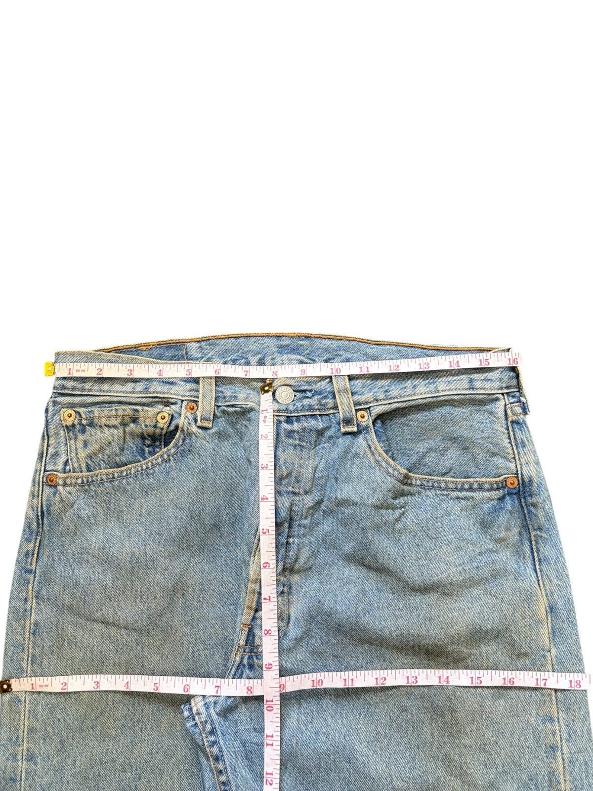 Levi's Vintage 90s Levis 501 Mud Wash Loose Jeans Size 32" / US 10 / IT 46 - 6 Thumbnail