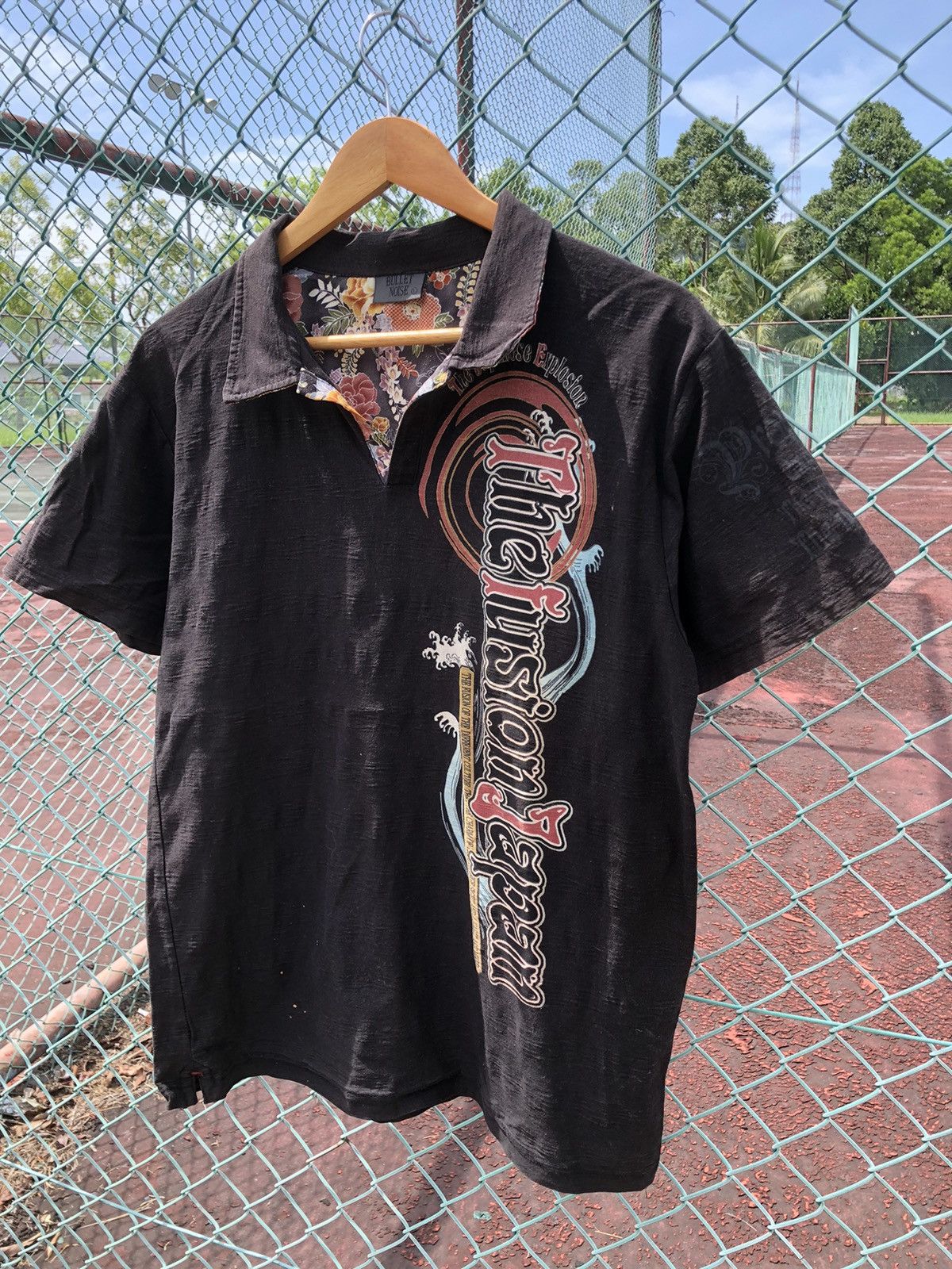 Bullet Noise 🔥Vintage🔥90s Bullet Noise Fusion Japan Sexy Girl Tshirts Size US L / EU 52-54 / 3 - 13 Thumbnail