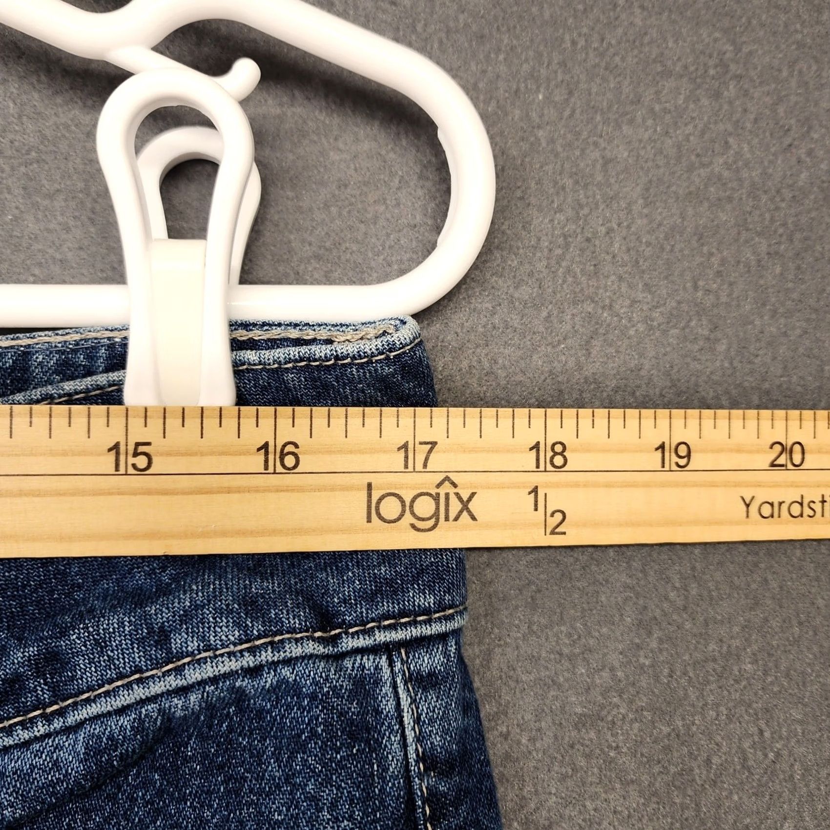 Vintage London Jean Womens Jeans Blue Wide Leg 33in Inseam Size 8 Regular Denim Mexico Womens Size 30" / US 8 / IT 44 - 6 Thumbnail