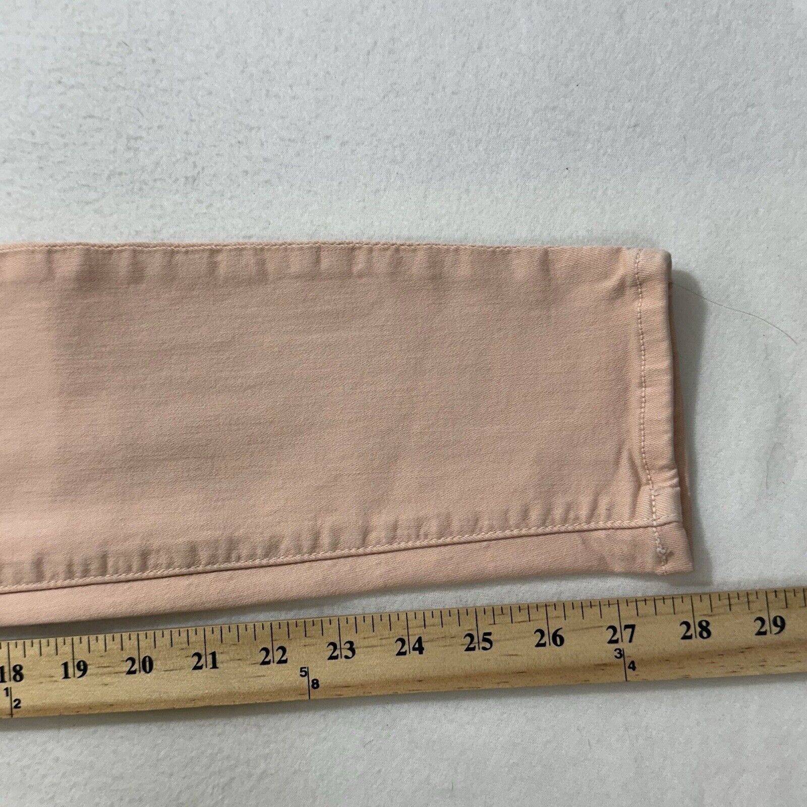 7 For All Mankind 7 For All Mankind 29 Peach Light Pink Skinny Jeans Mid Rise Size 28" / US 6 / IT 42 - 14 Thumbnail